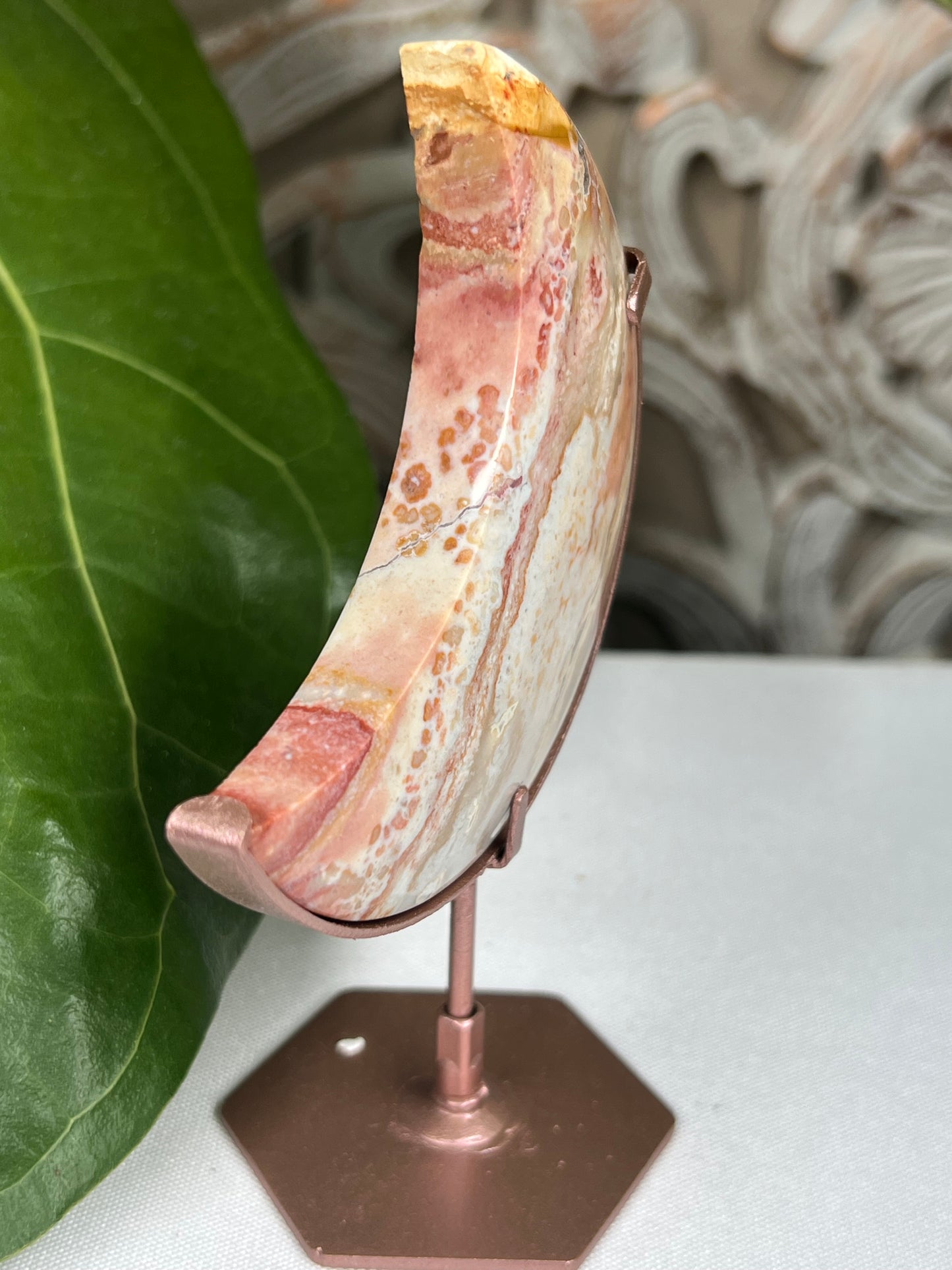 Milky Jasper Moon