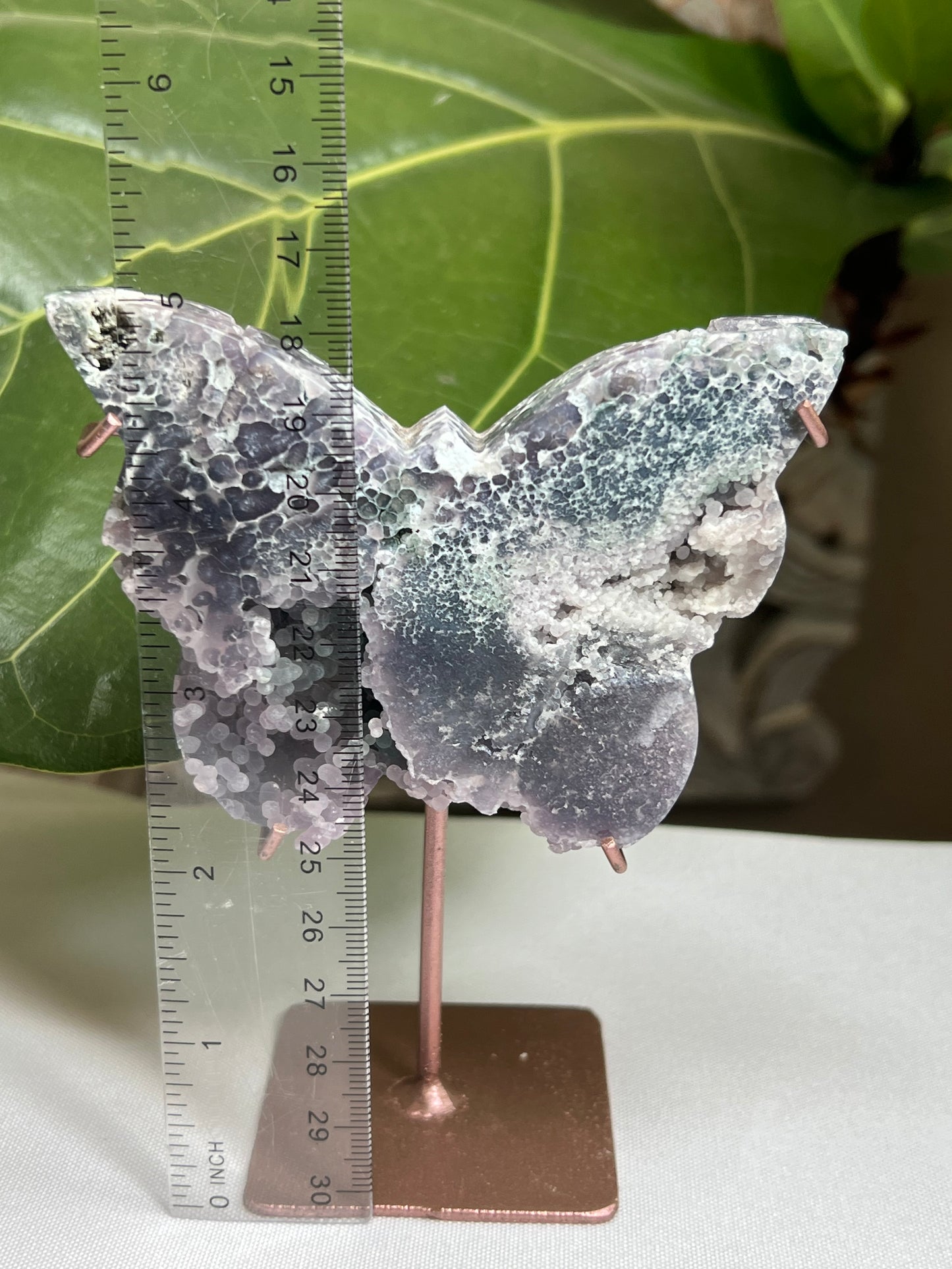 Grape Agate Butterfly