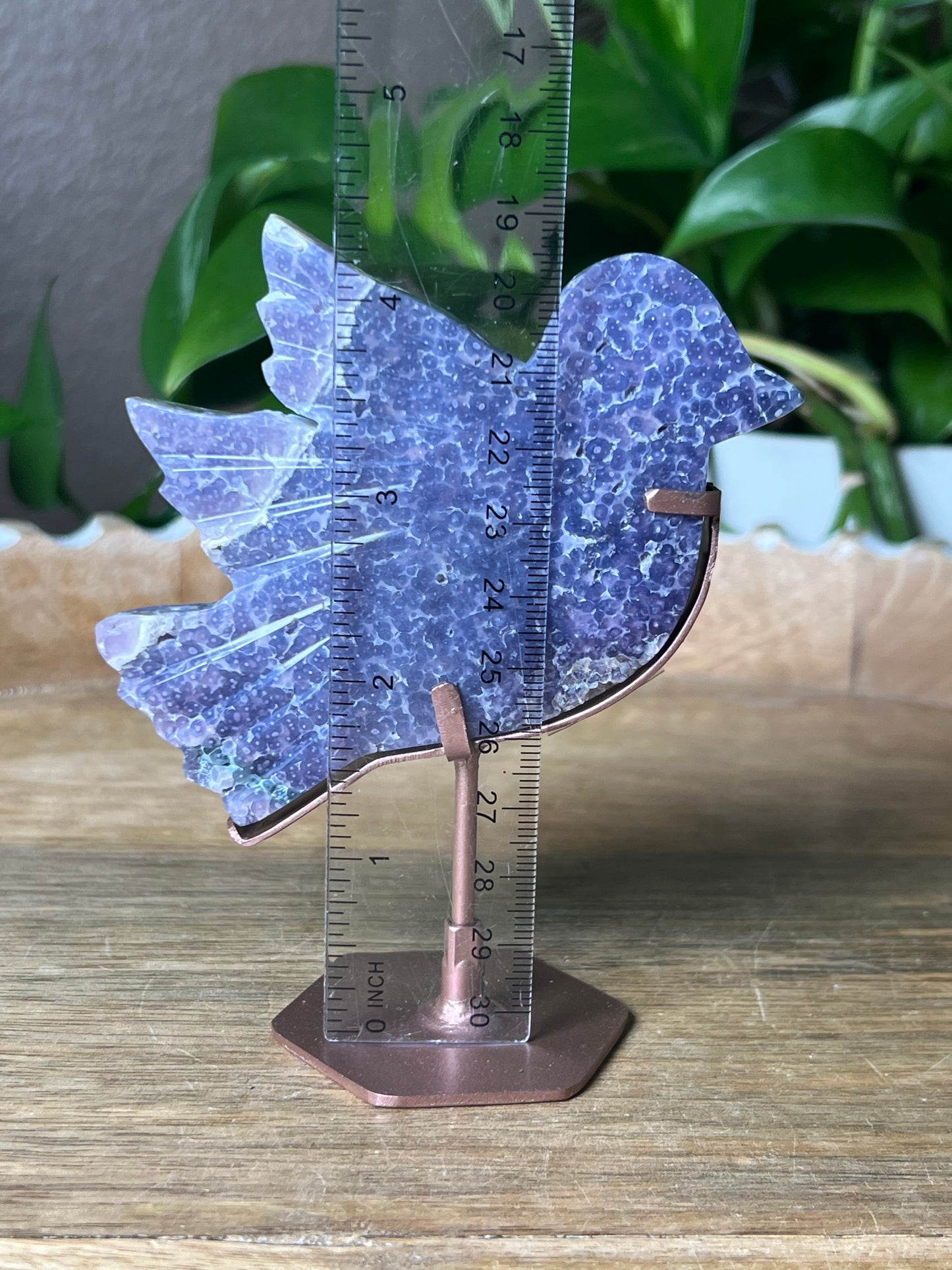 Grape Agate Bird