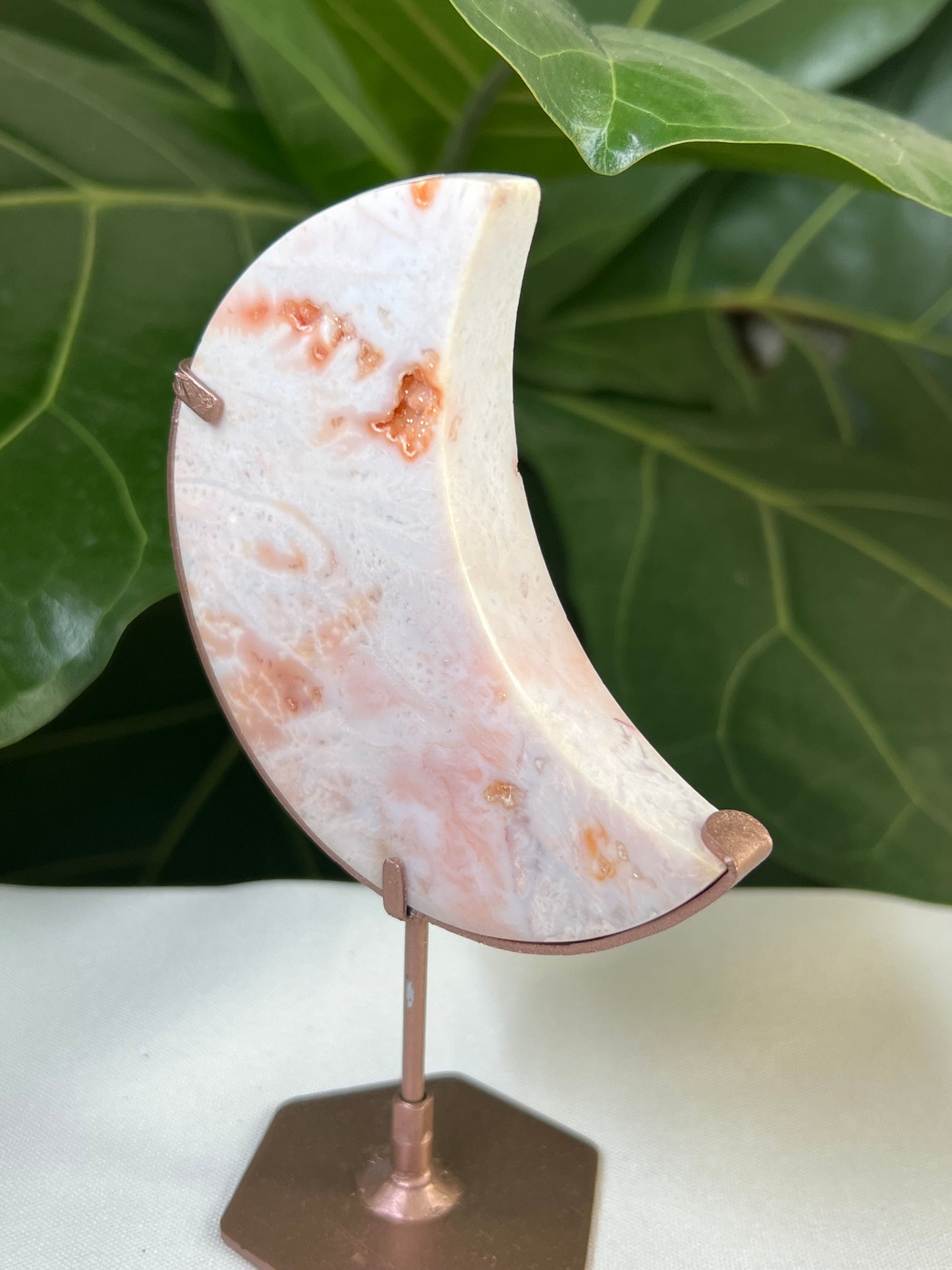 Pink Carnelian Moon