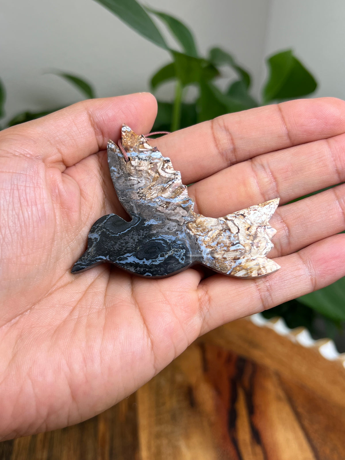 Palm Root Ornament Hummingbird: PB