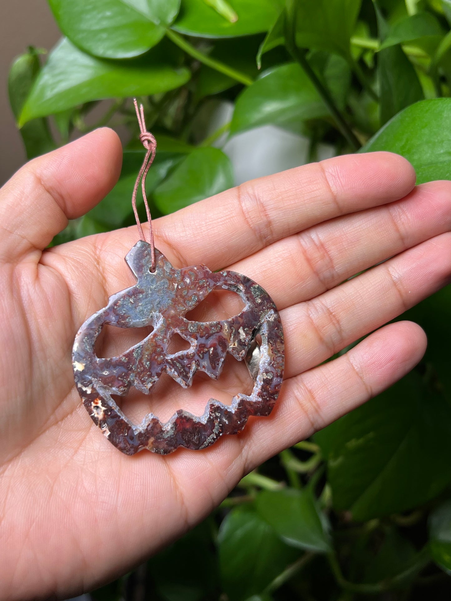 Marcasite Jack-O-Lantern Ornaments