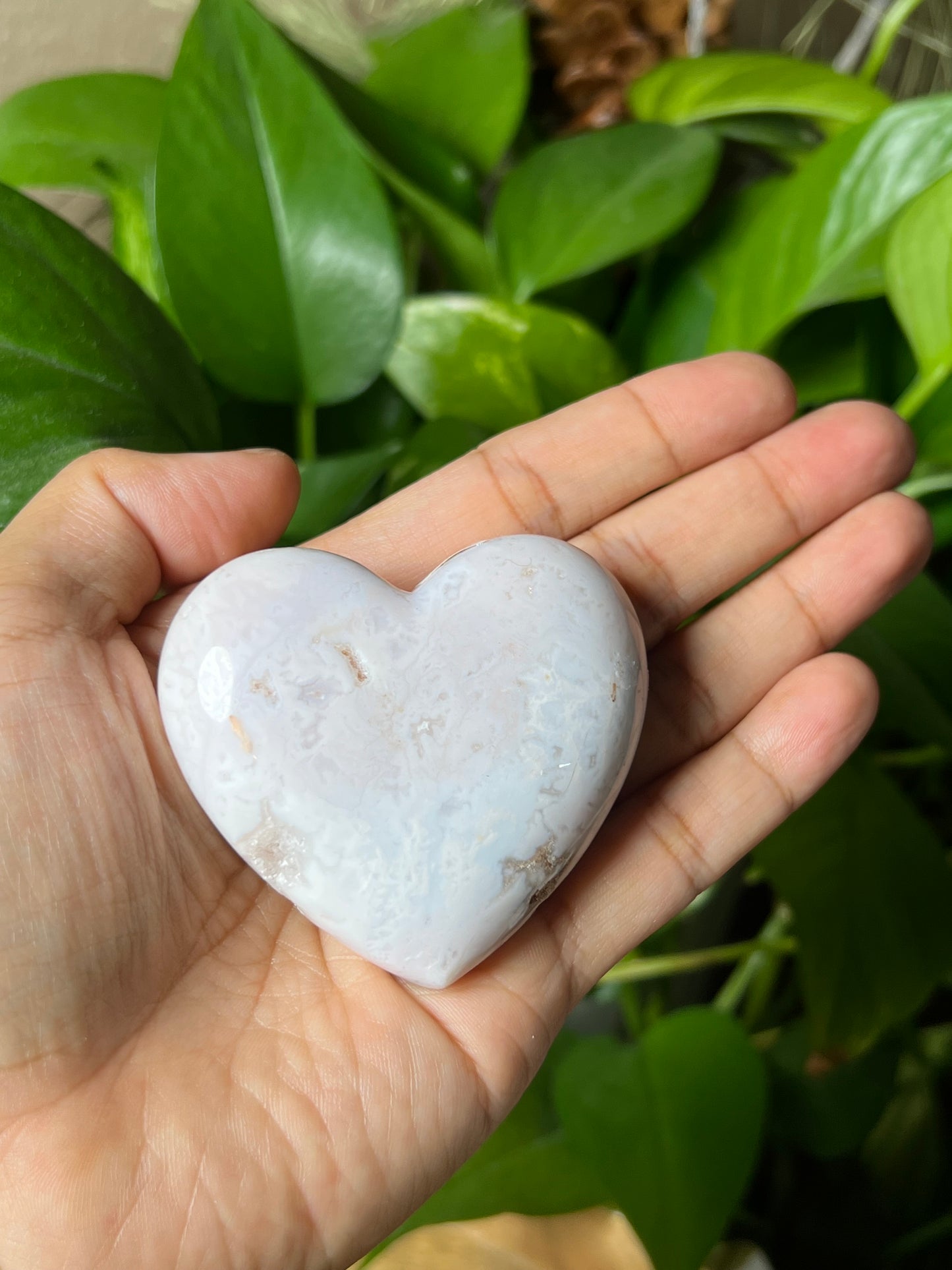 Pink Carnelian Heart