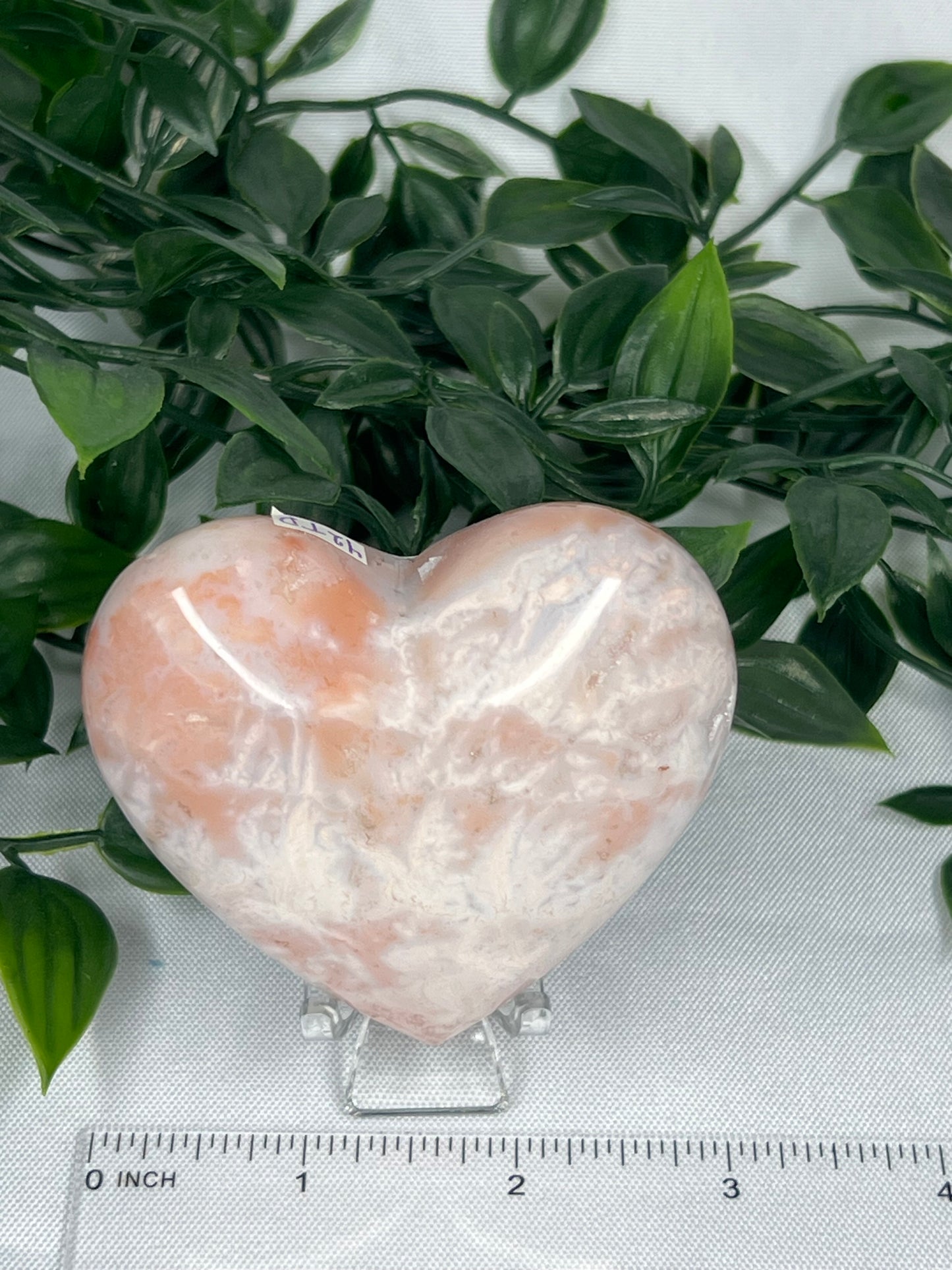 Pink Carnelian Heart