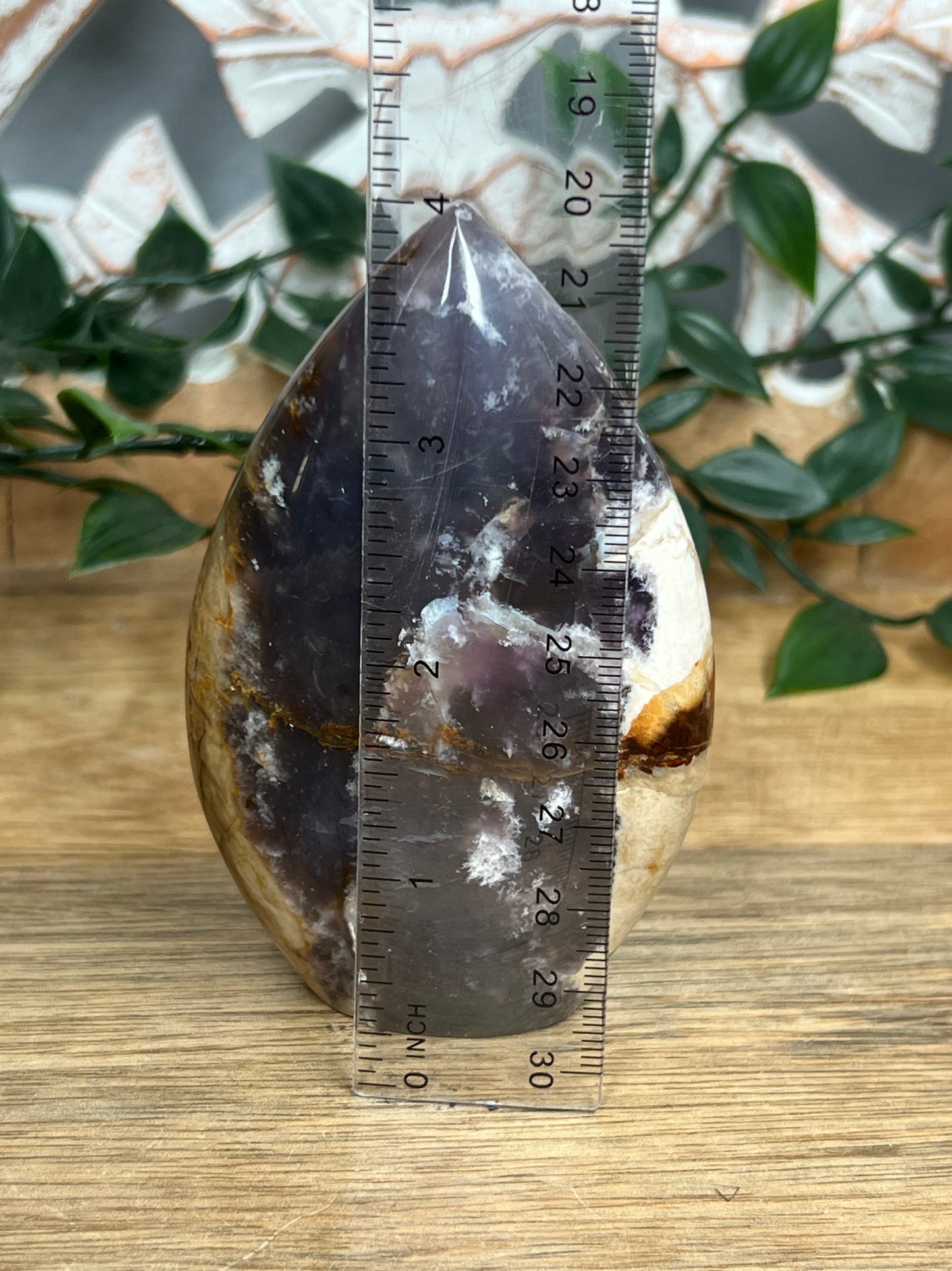 Purple Chalcedony Flame