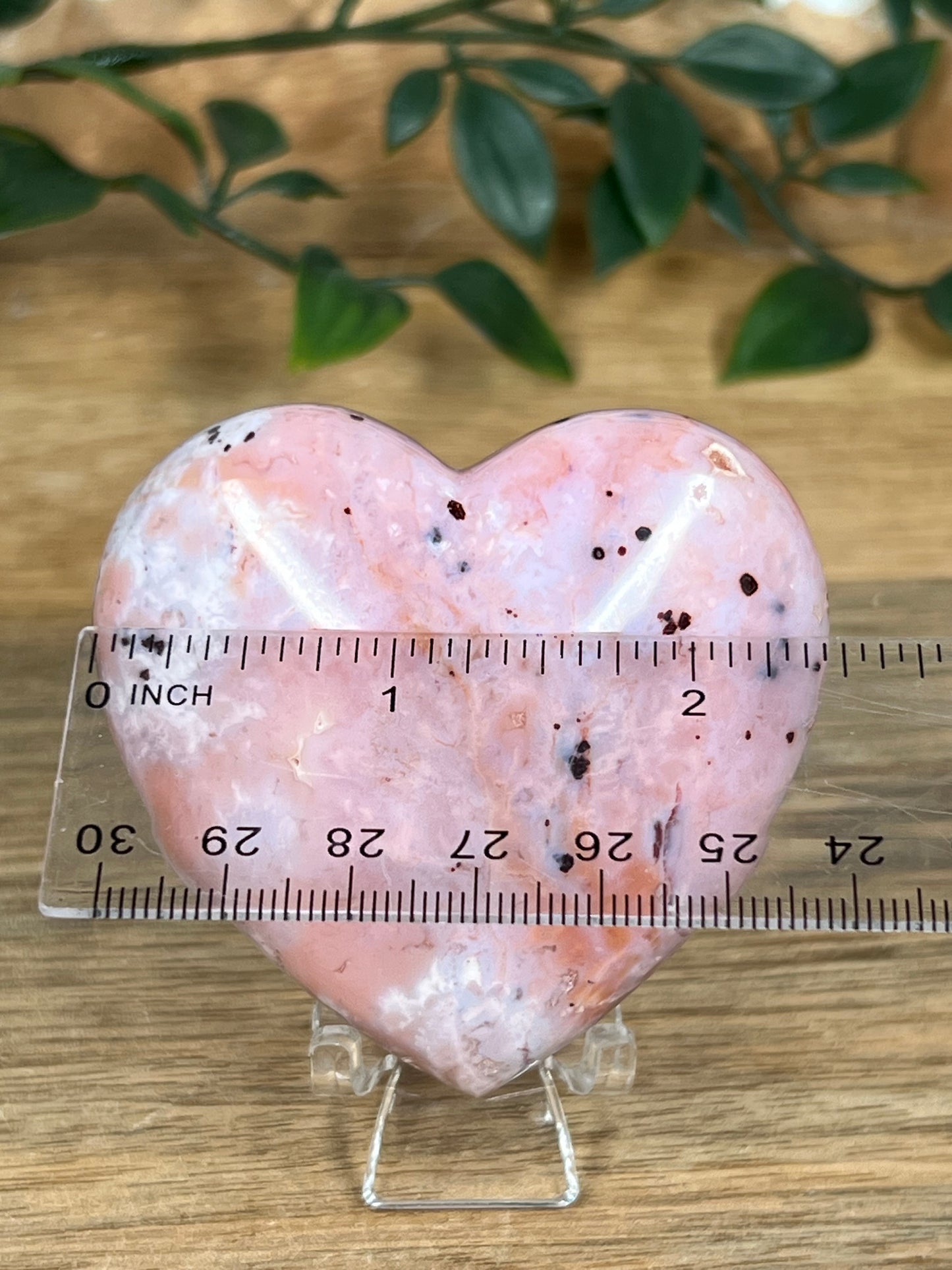 Pink Carnelian Heart
