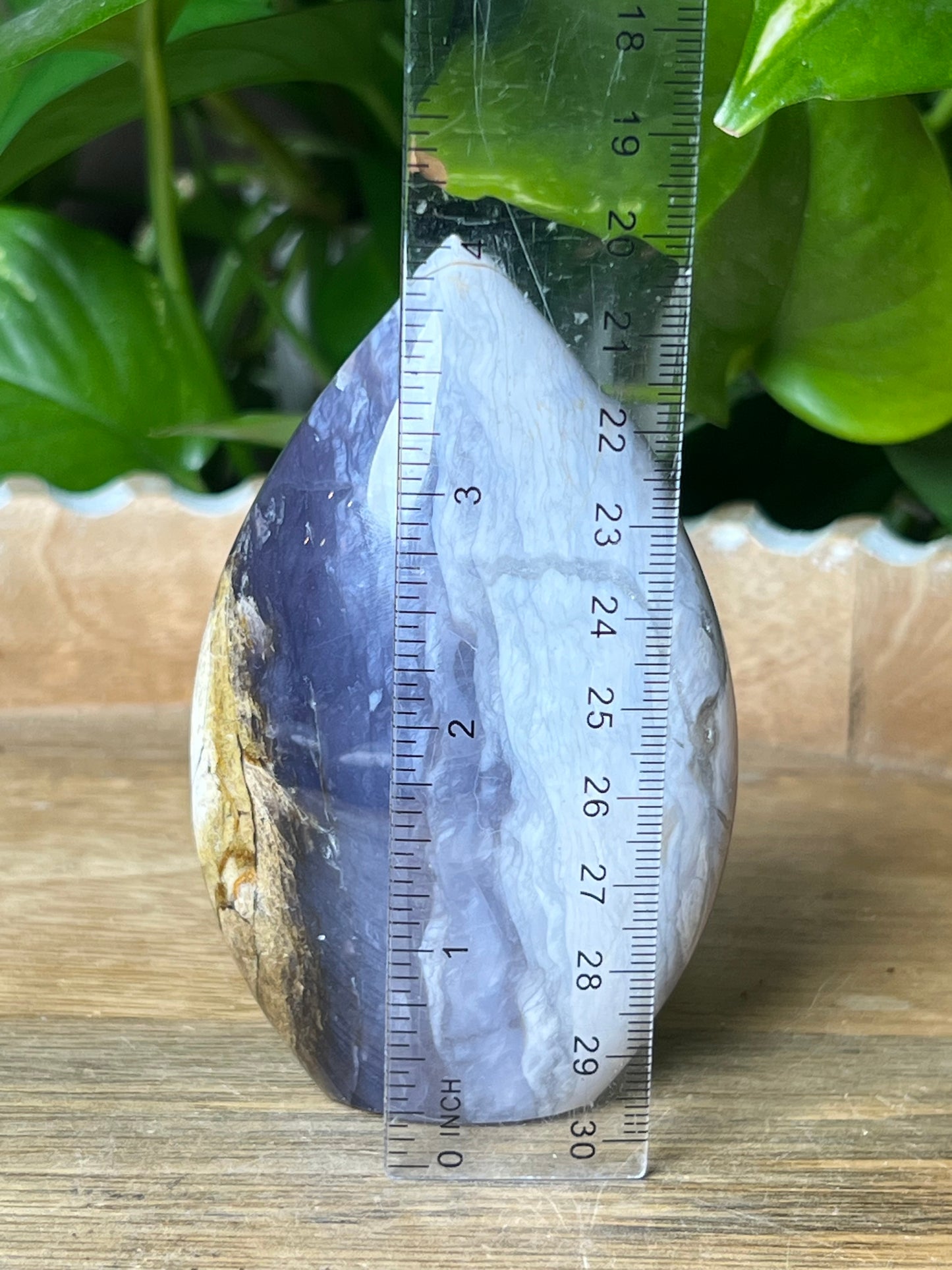 Purple Chalcedony Flame