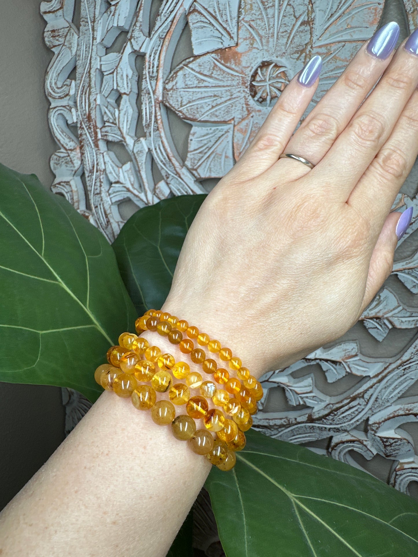 Baltic Amber Beaded Bracelet