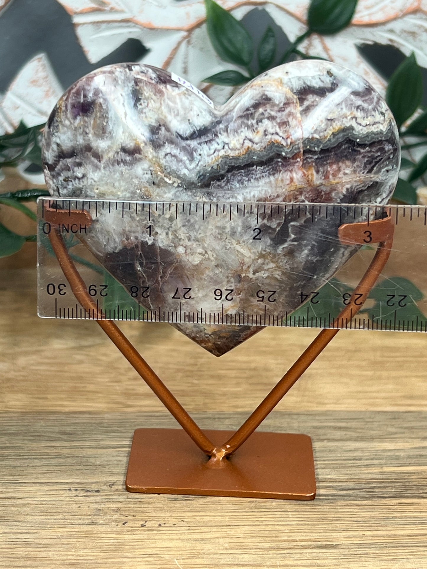 Indonesian Amethyst Heart