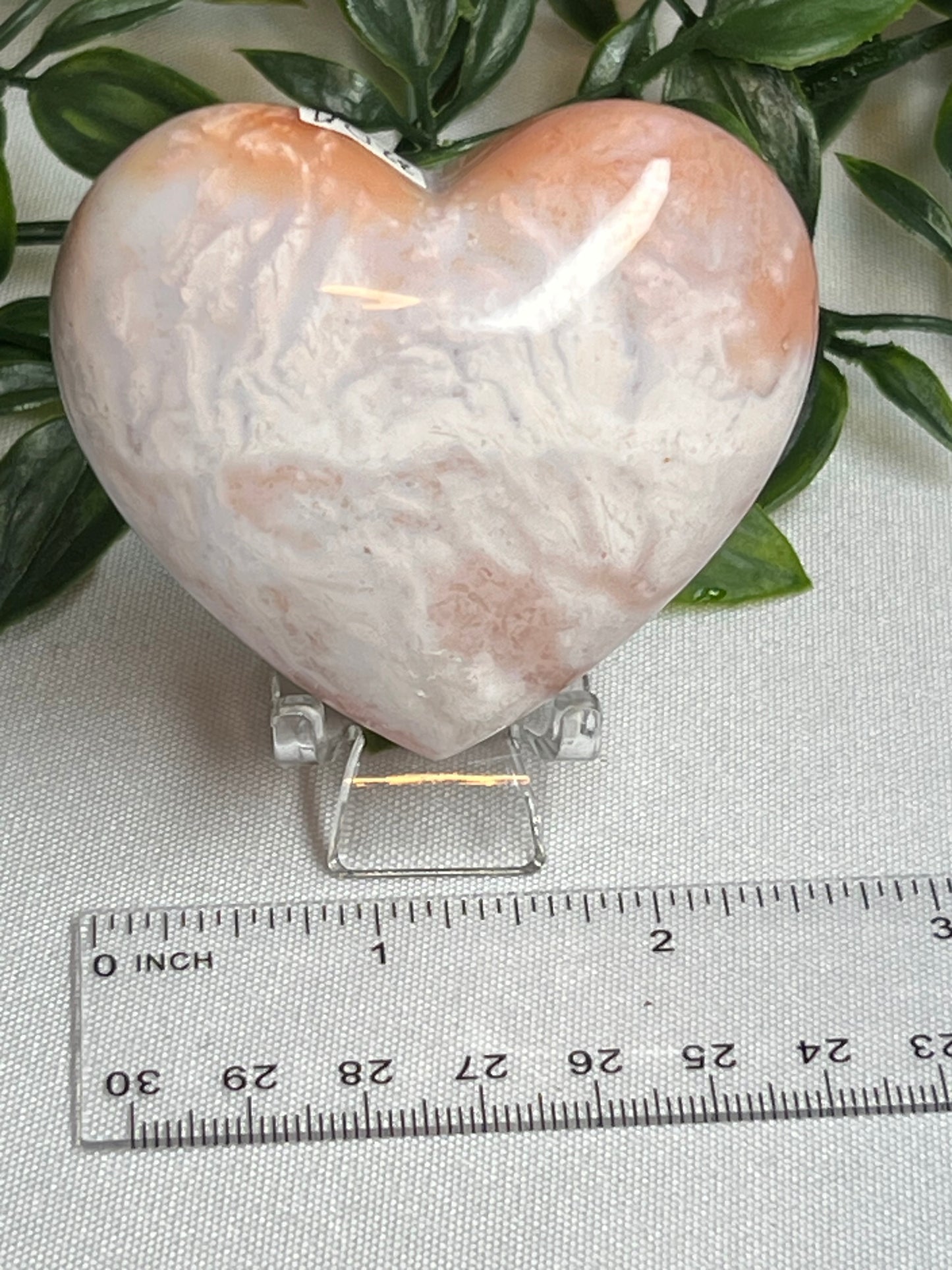 Pink Carnelian Heart