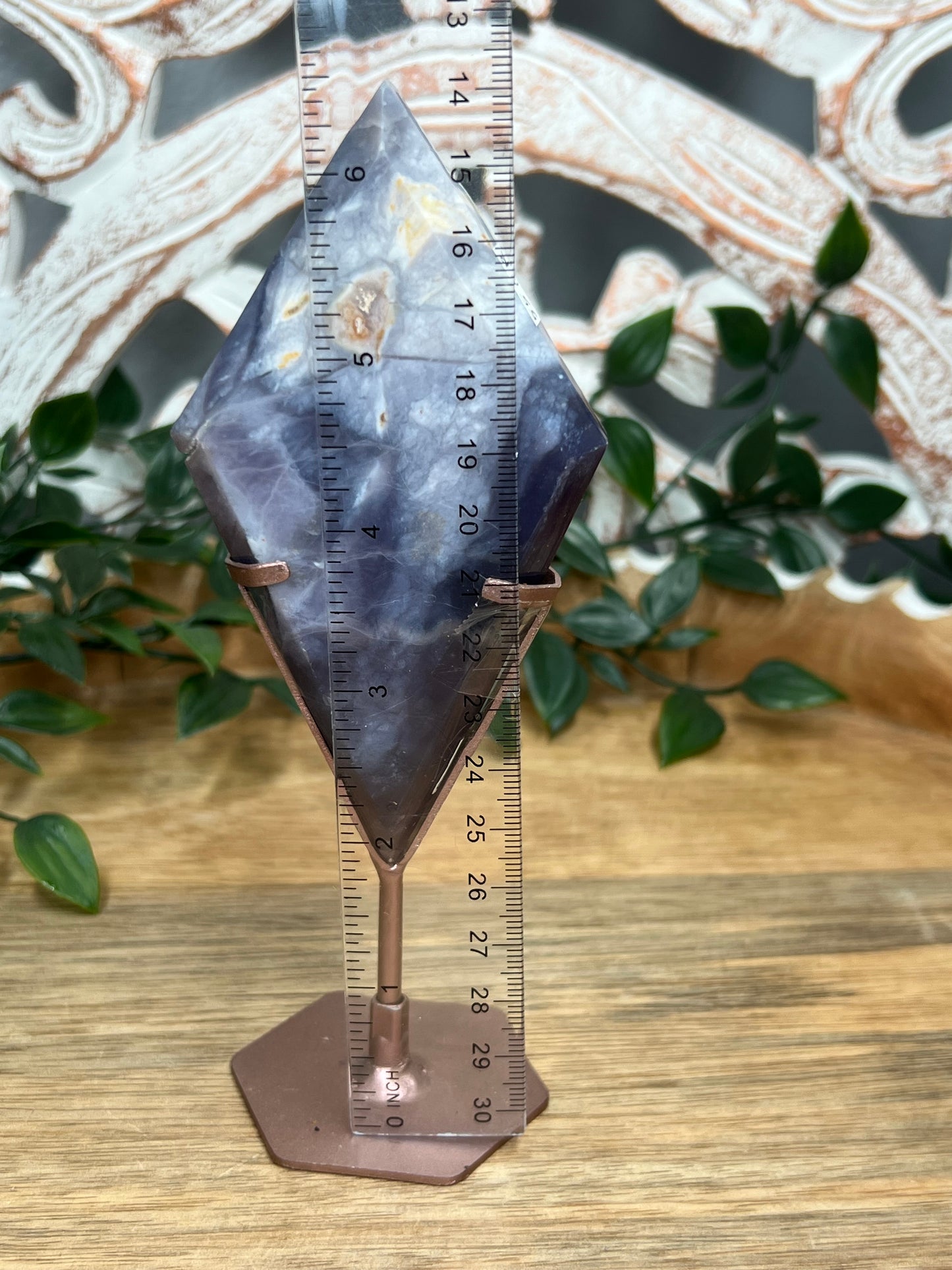 Purple Chalcedony Diamond