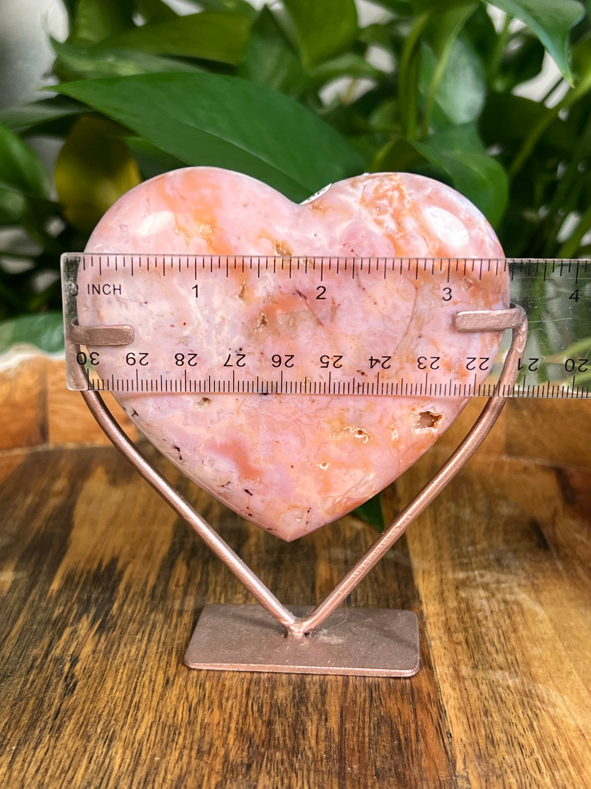 Pink Carnelian Heart: NA