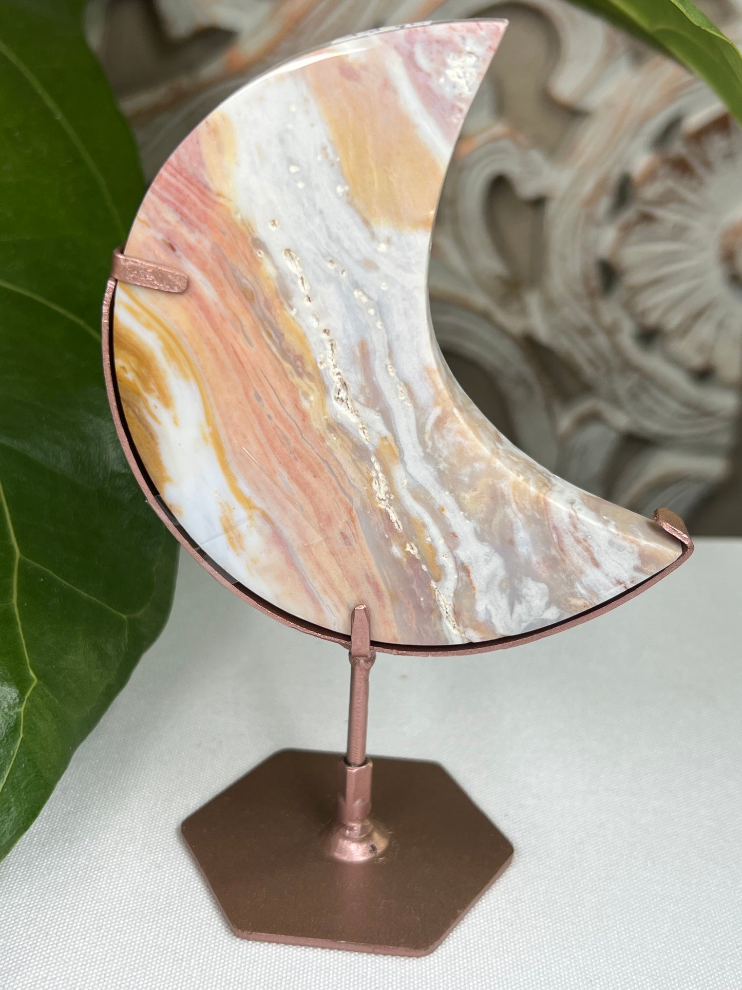Milky Jasper Moon