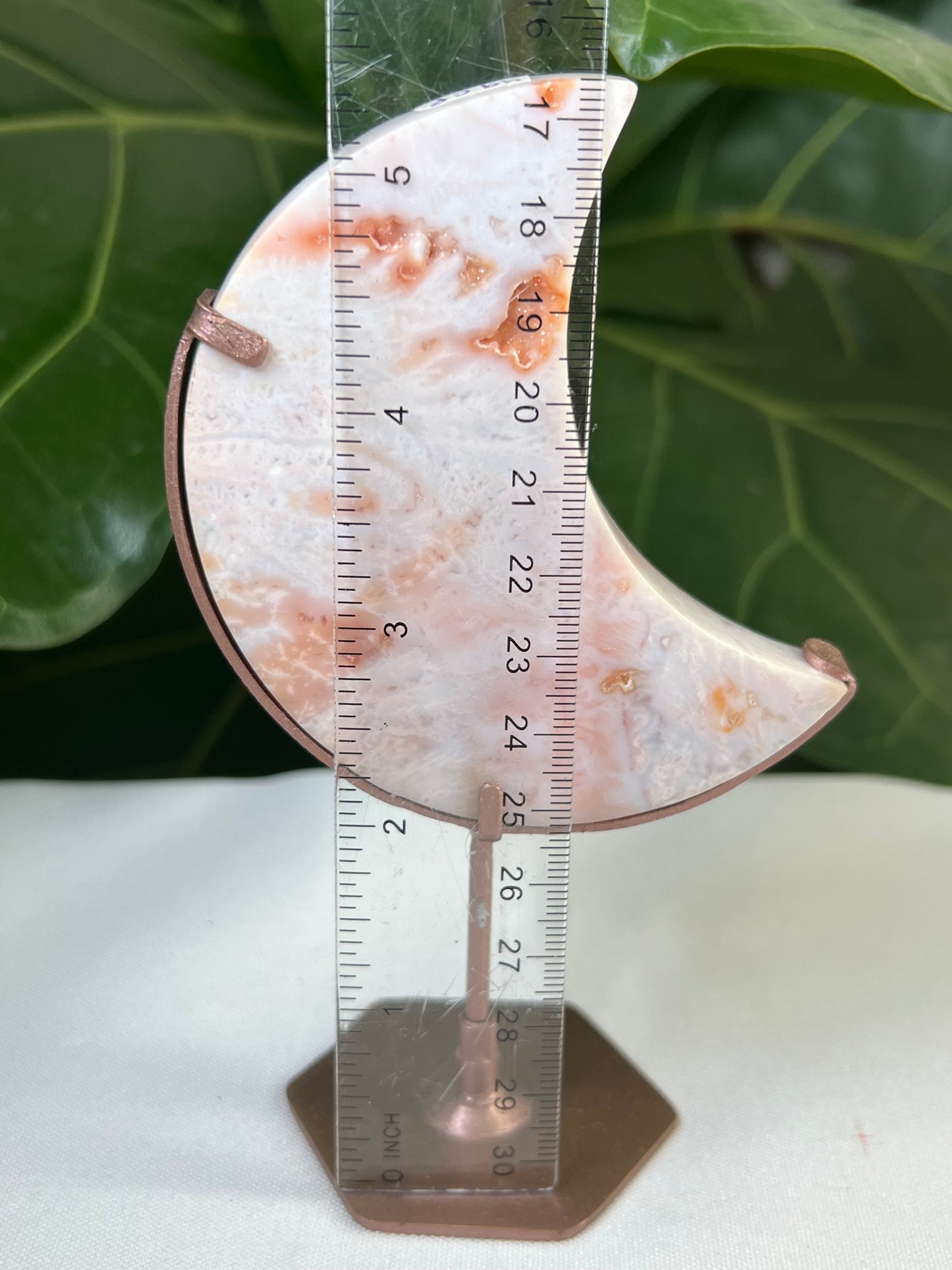 Pink Carnelian Moon