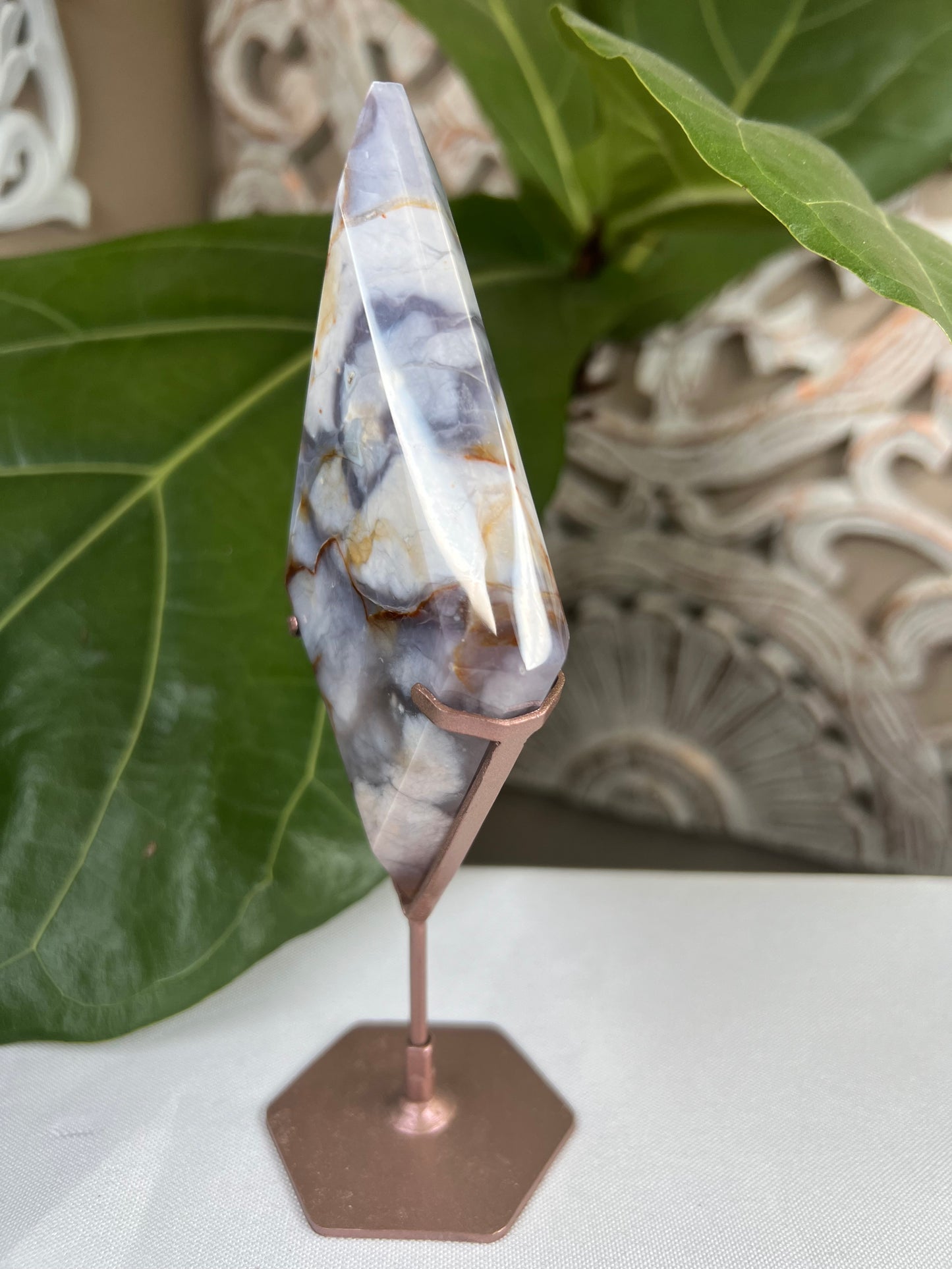 Purple Chalcedony Diamond