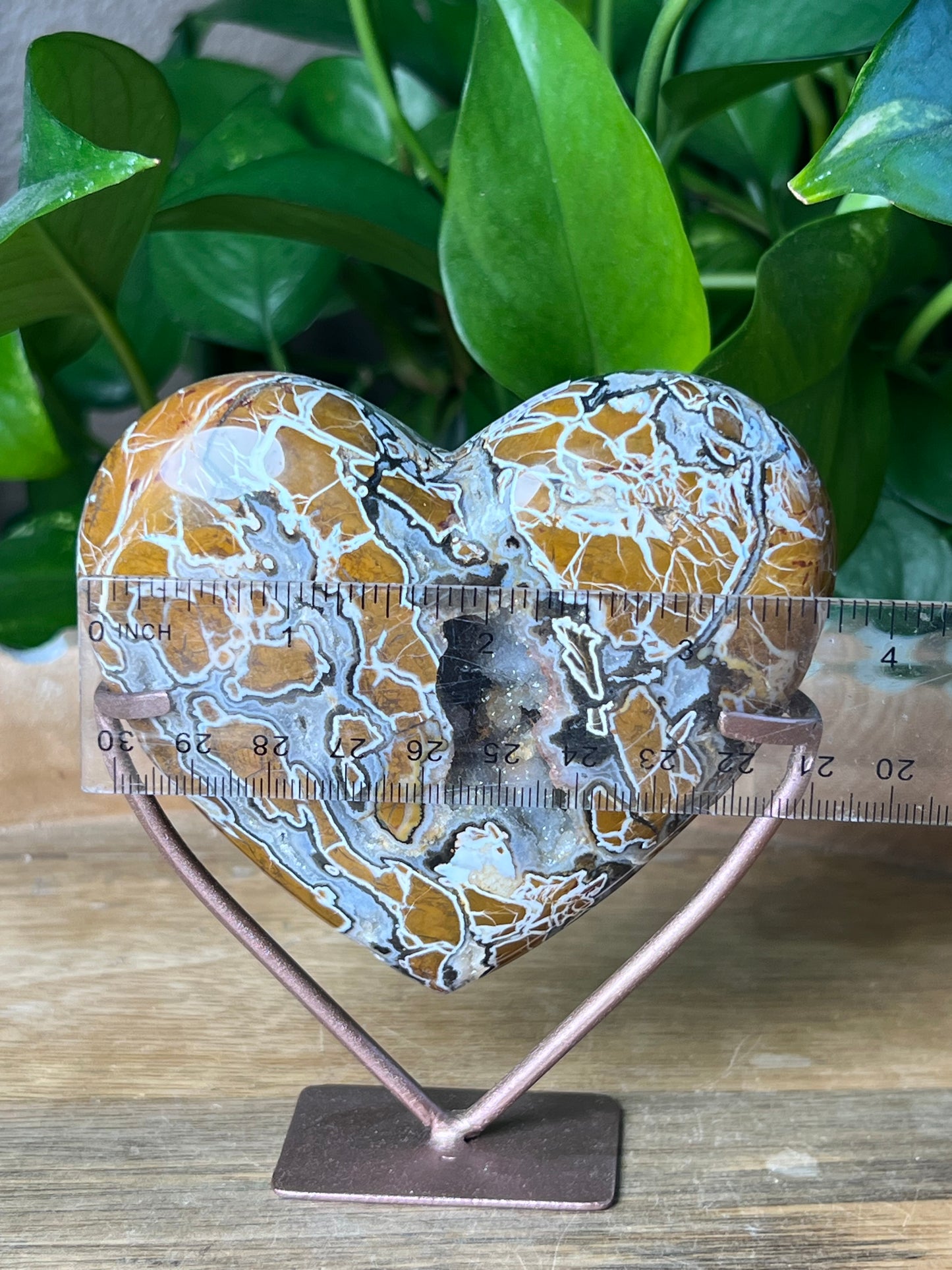Brecciated Jasper Heart