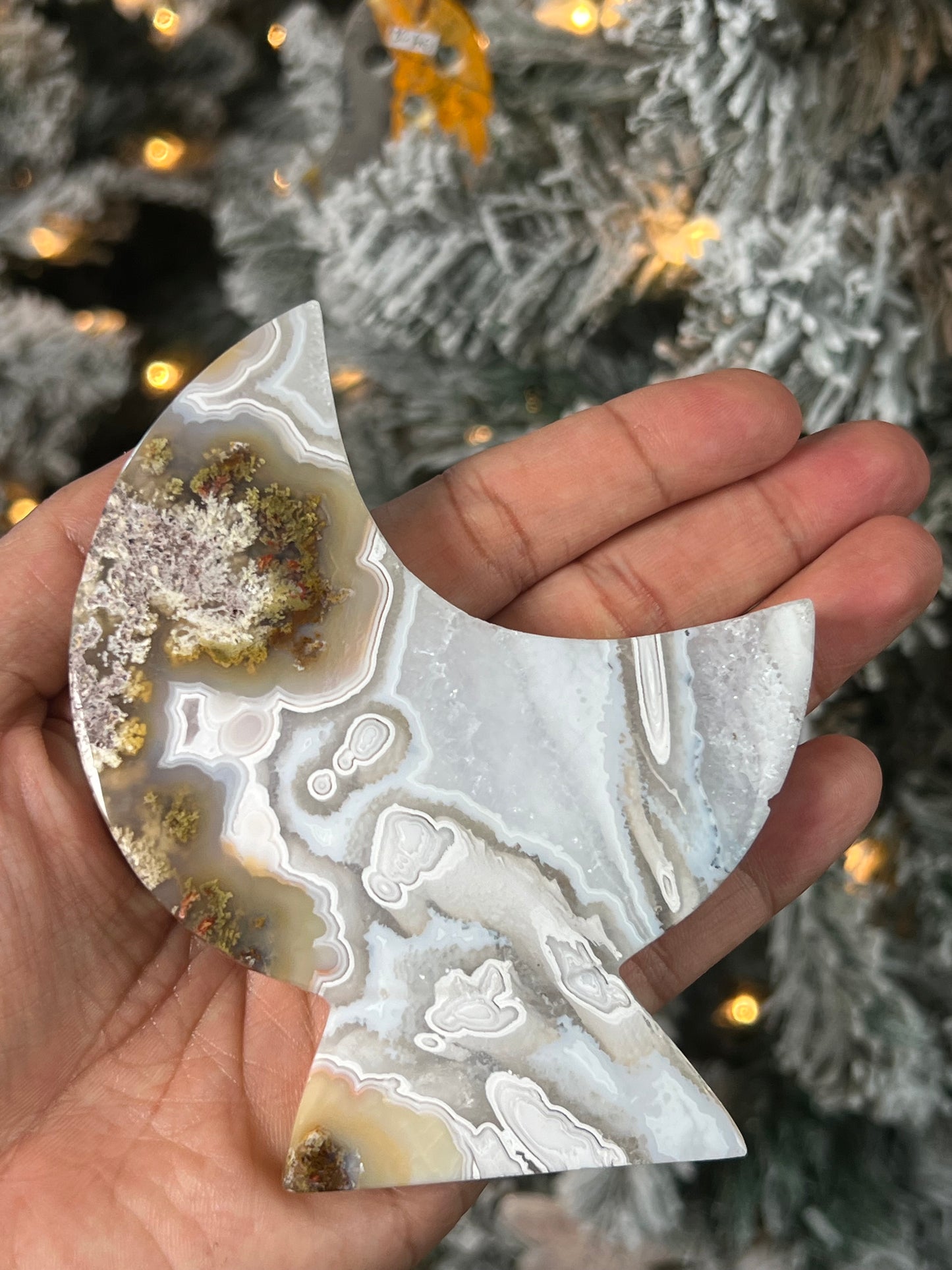 Scenic Moss Agate Moon