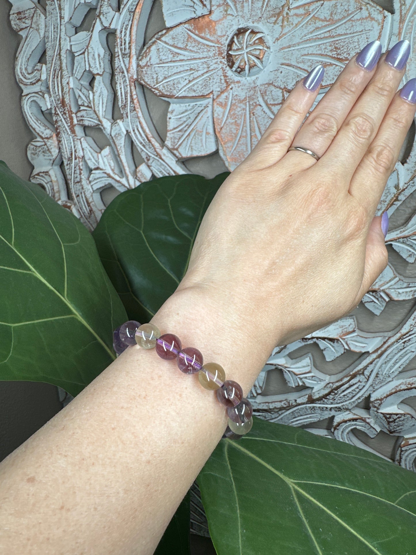 Ametrine Beaded Bracelet (10mm)