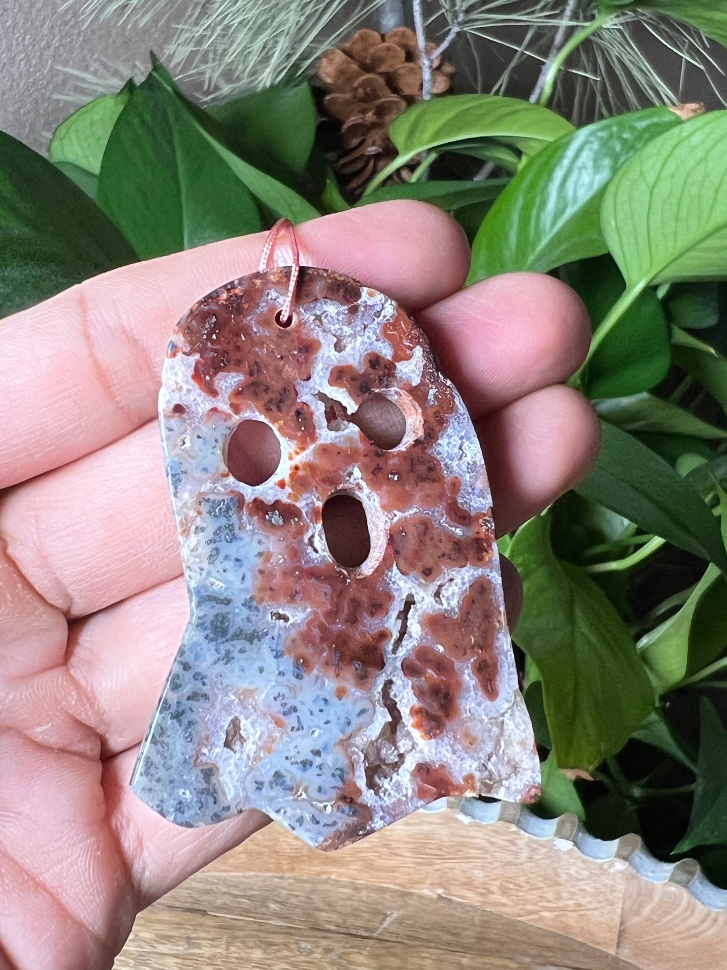 Marcasite Ghost Ornament