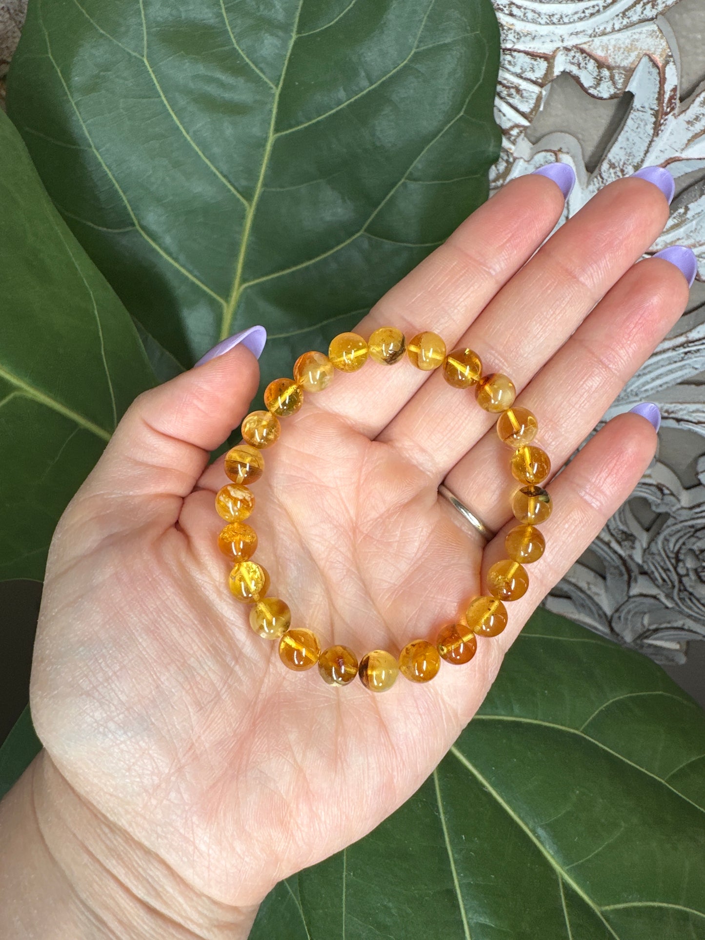 Baltic Amber Beaded Bracelet