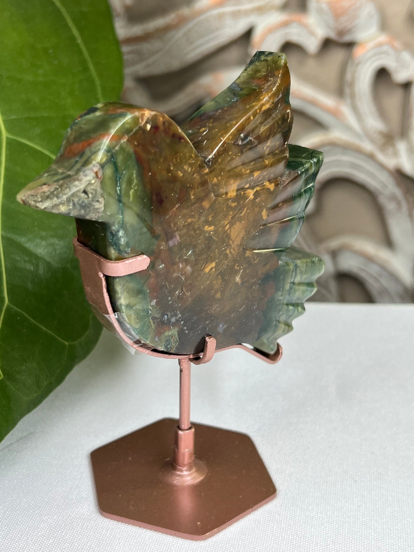 Mossy Jasper Bird