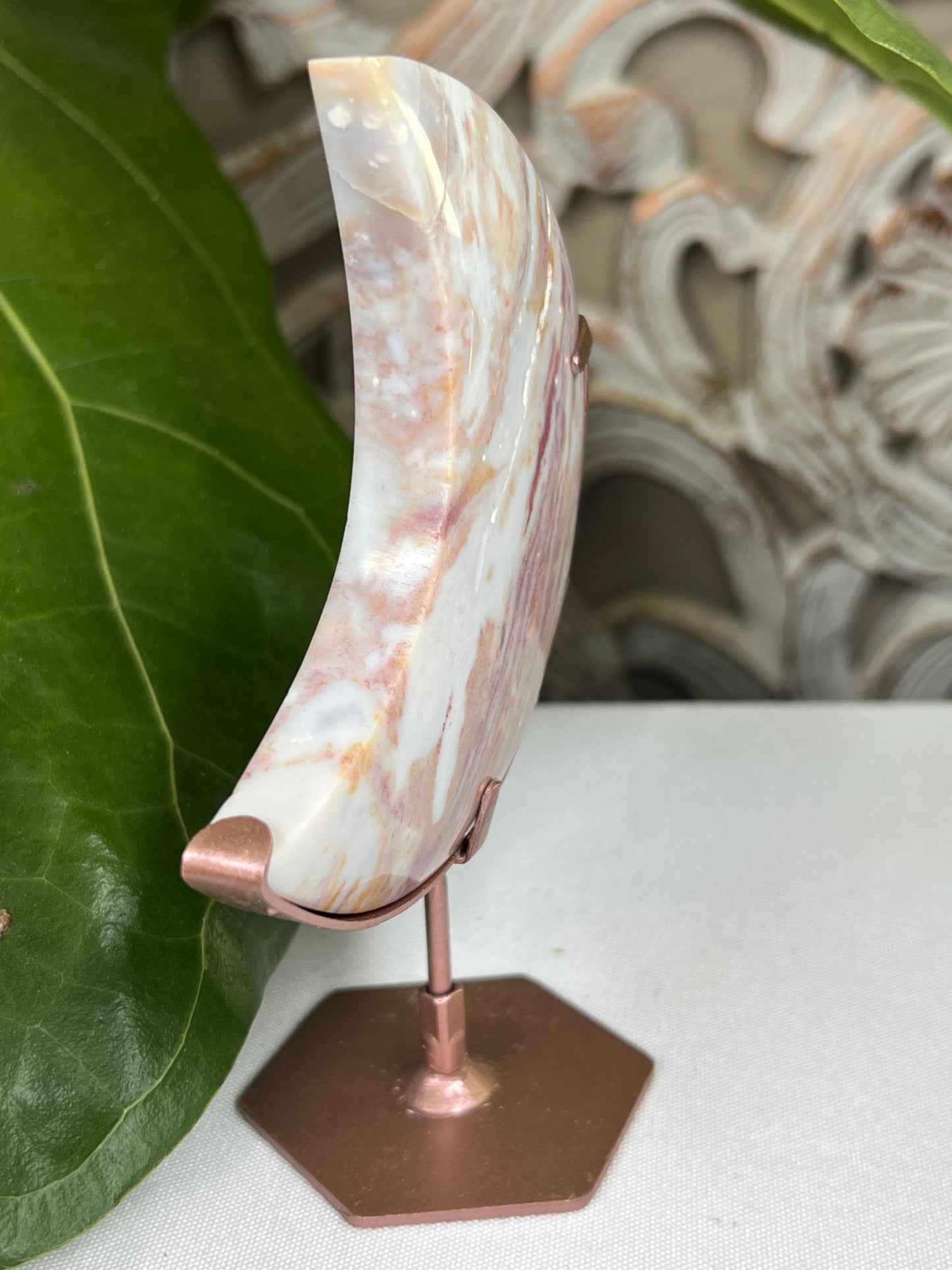 Milky Jasper Moon