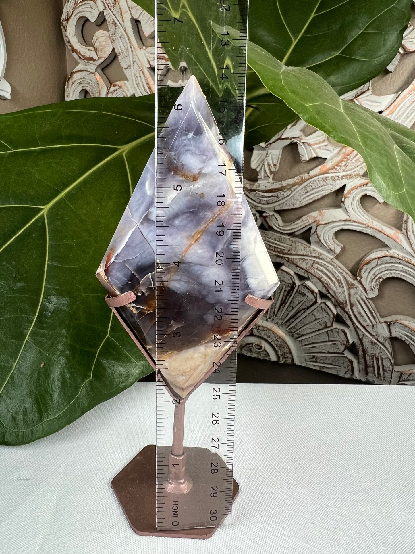 Purple Chalcedony Diamond