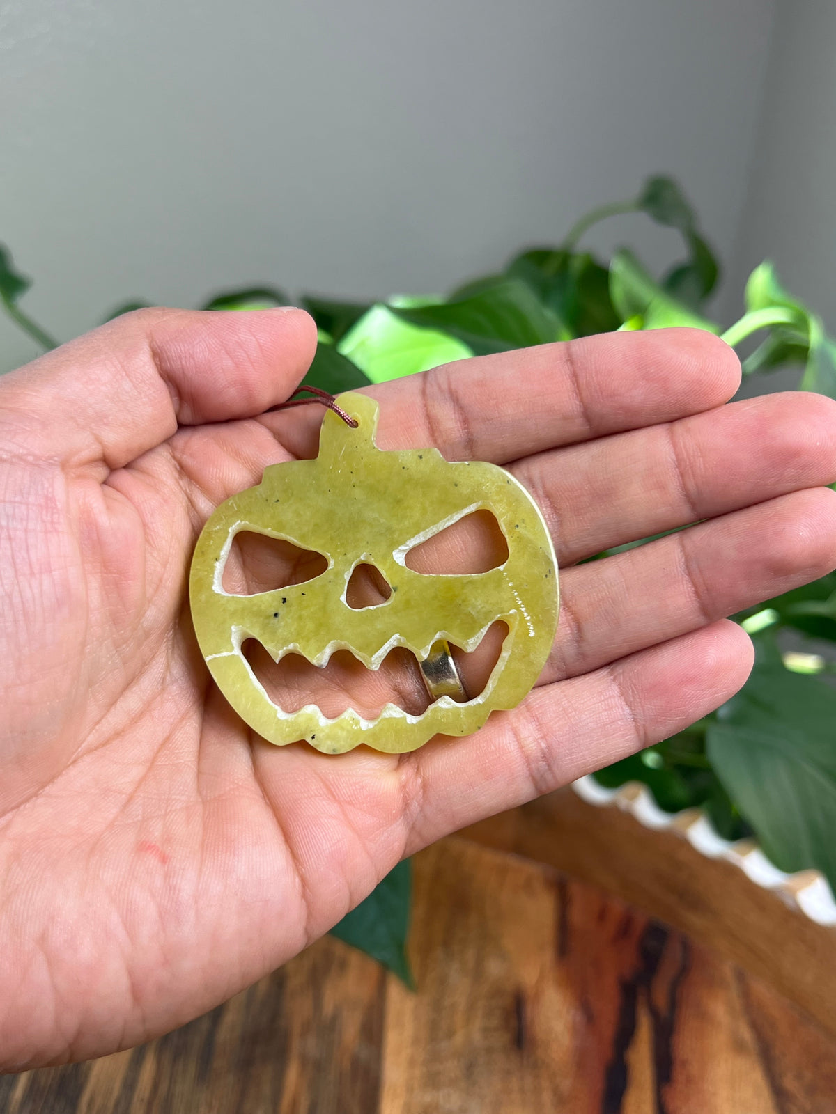 Idocrase Jack-O-Lantern Ornaments