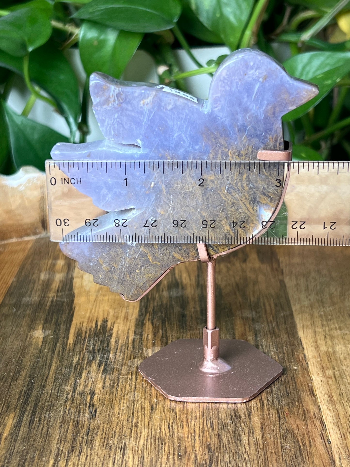 Gold Moss In Purple Chalcedony