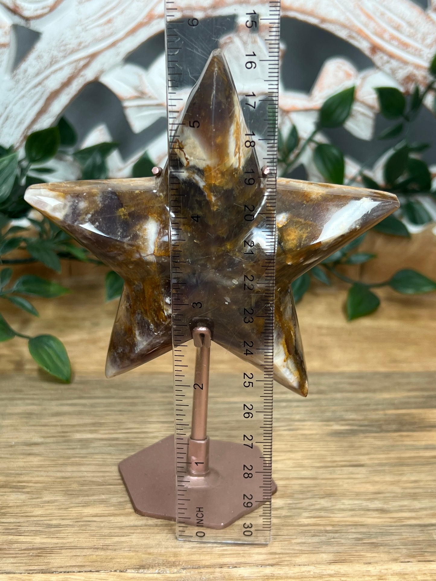 Purple Chalcedony Star