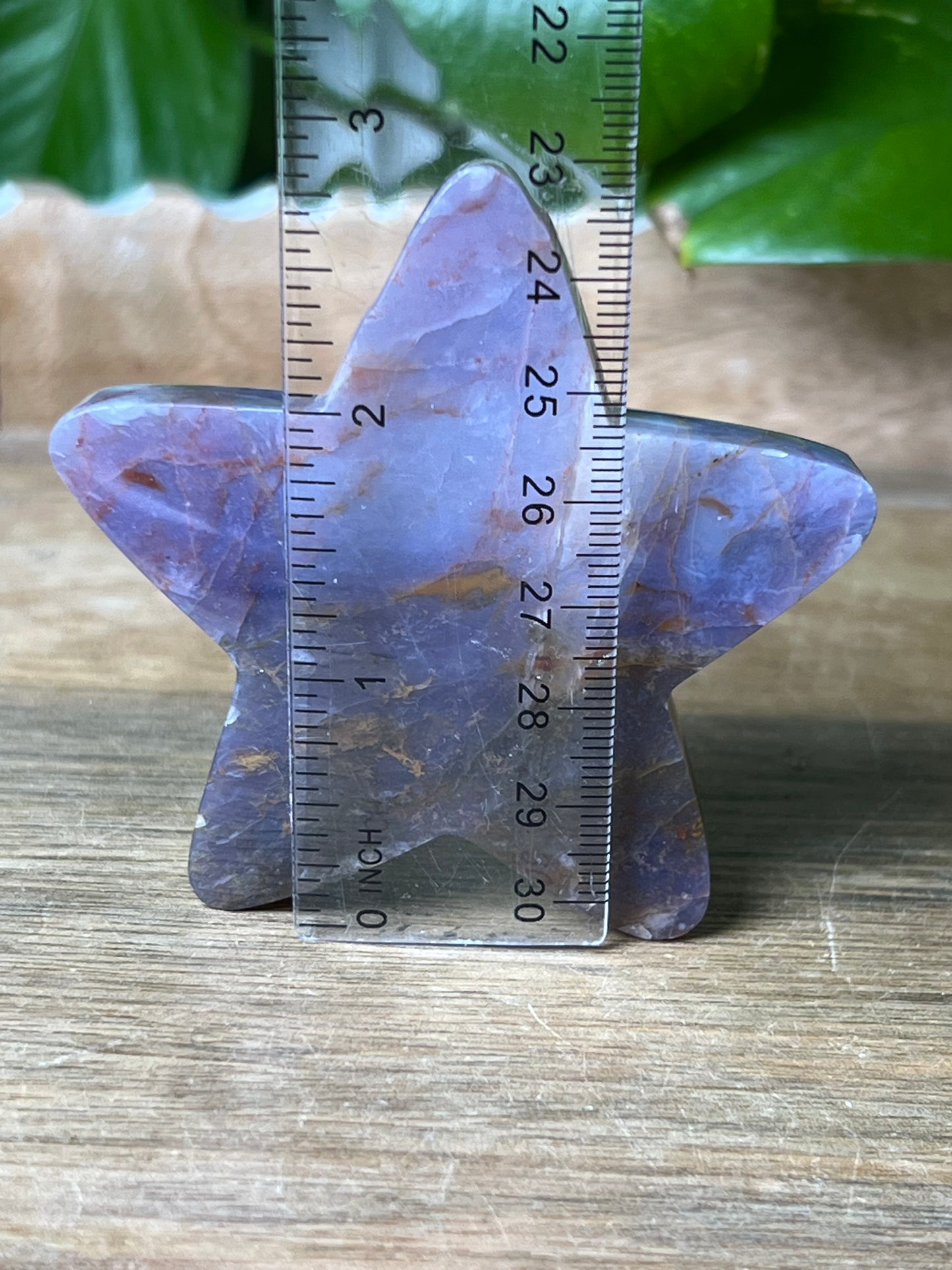 Purple Chalcedony Star