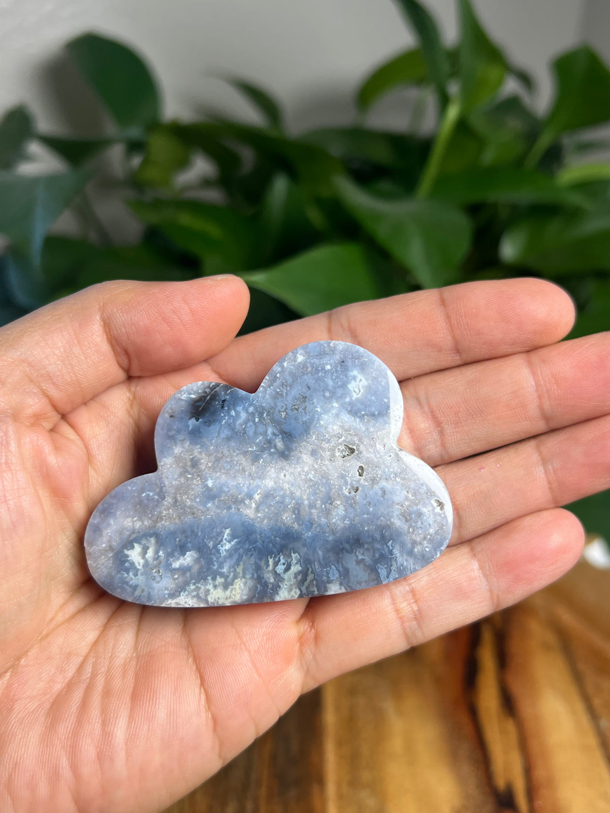 Blue Plume Agate Mini Cloud: PK