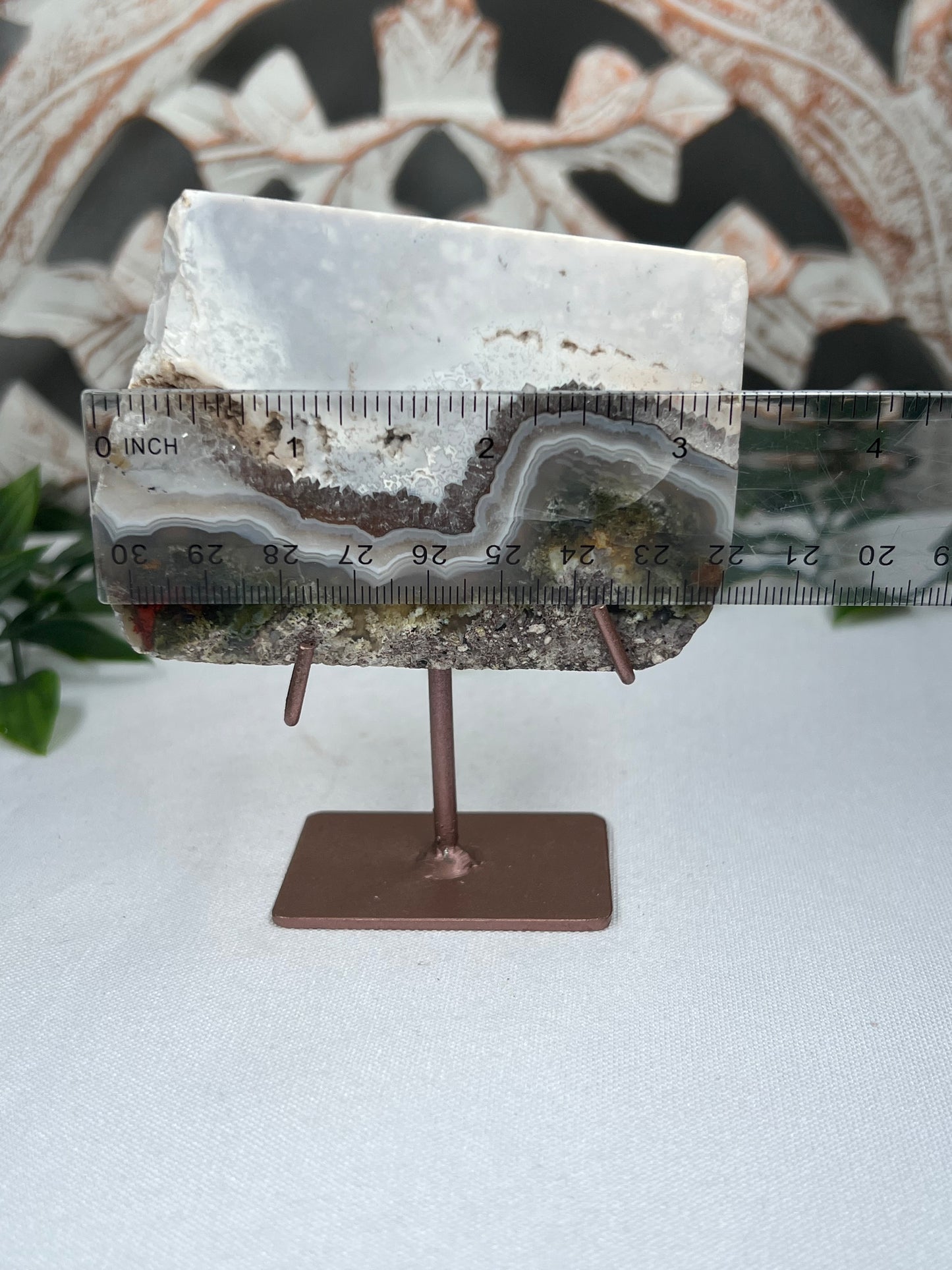 Scenic Moss Agate Slab