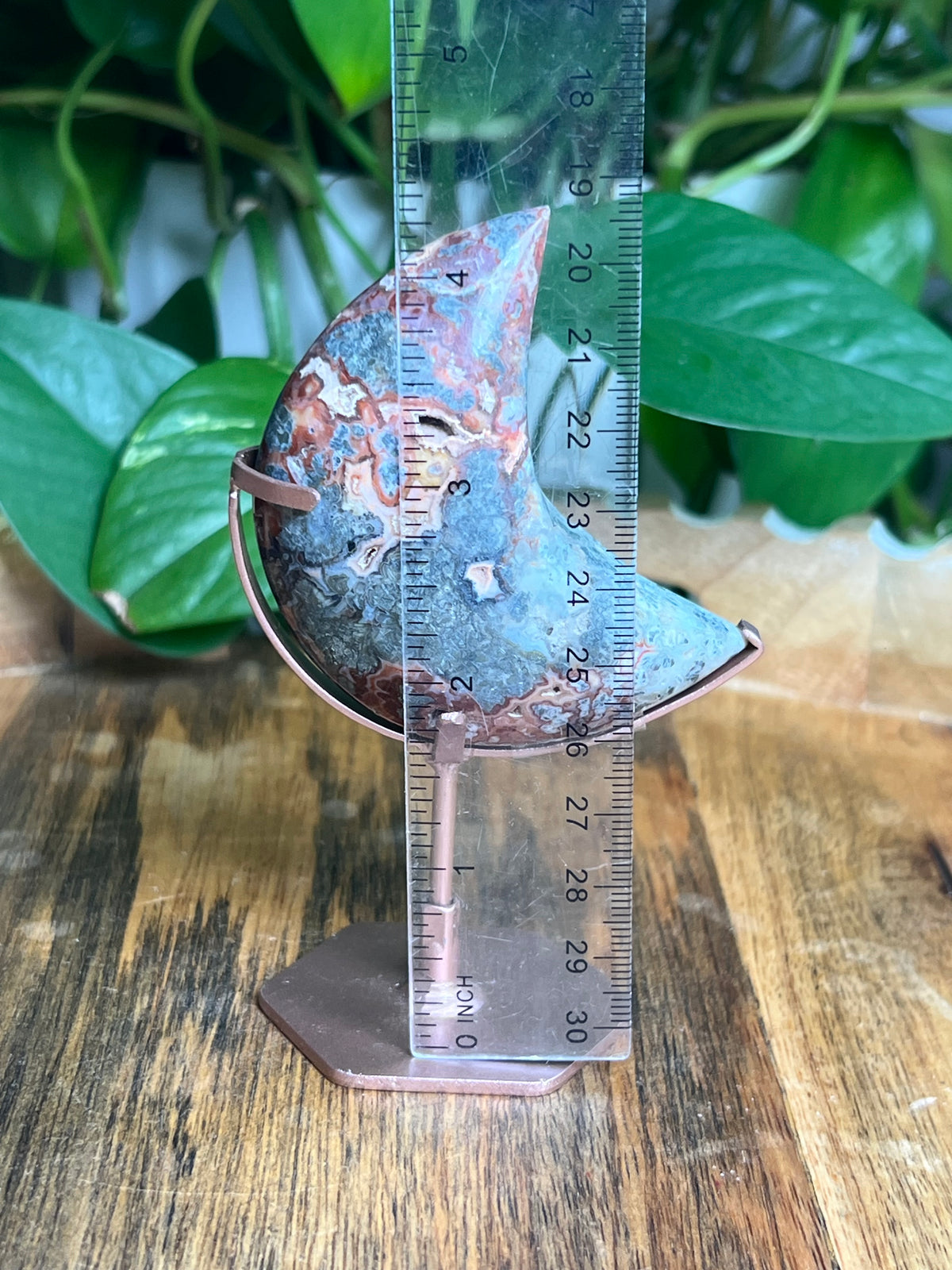 Marcasite Mini Puffy Moon: DN