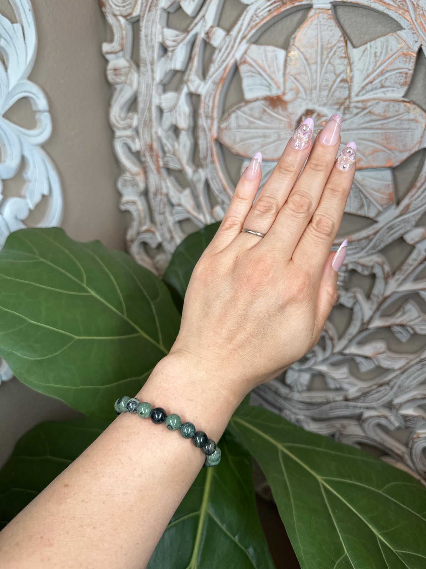 Kambaba Jasper Beaded Bracelet (8mm)