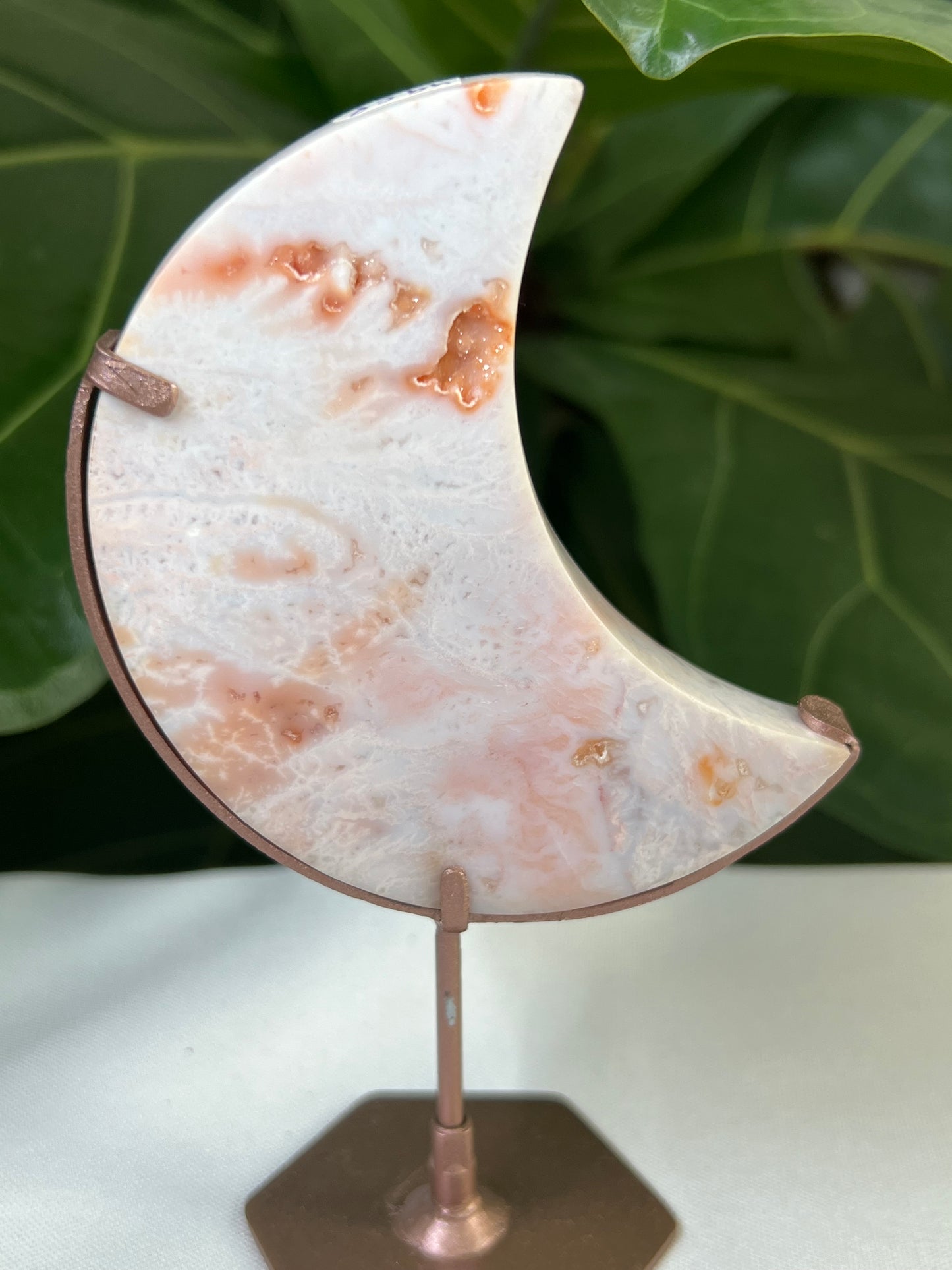 Pink Carnelian Moon