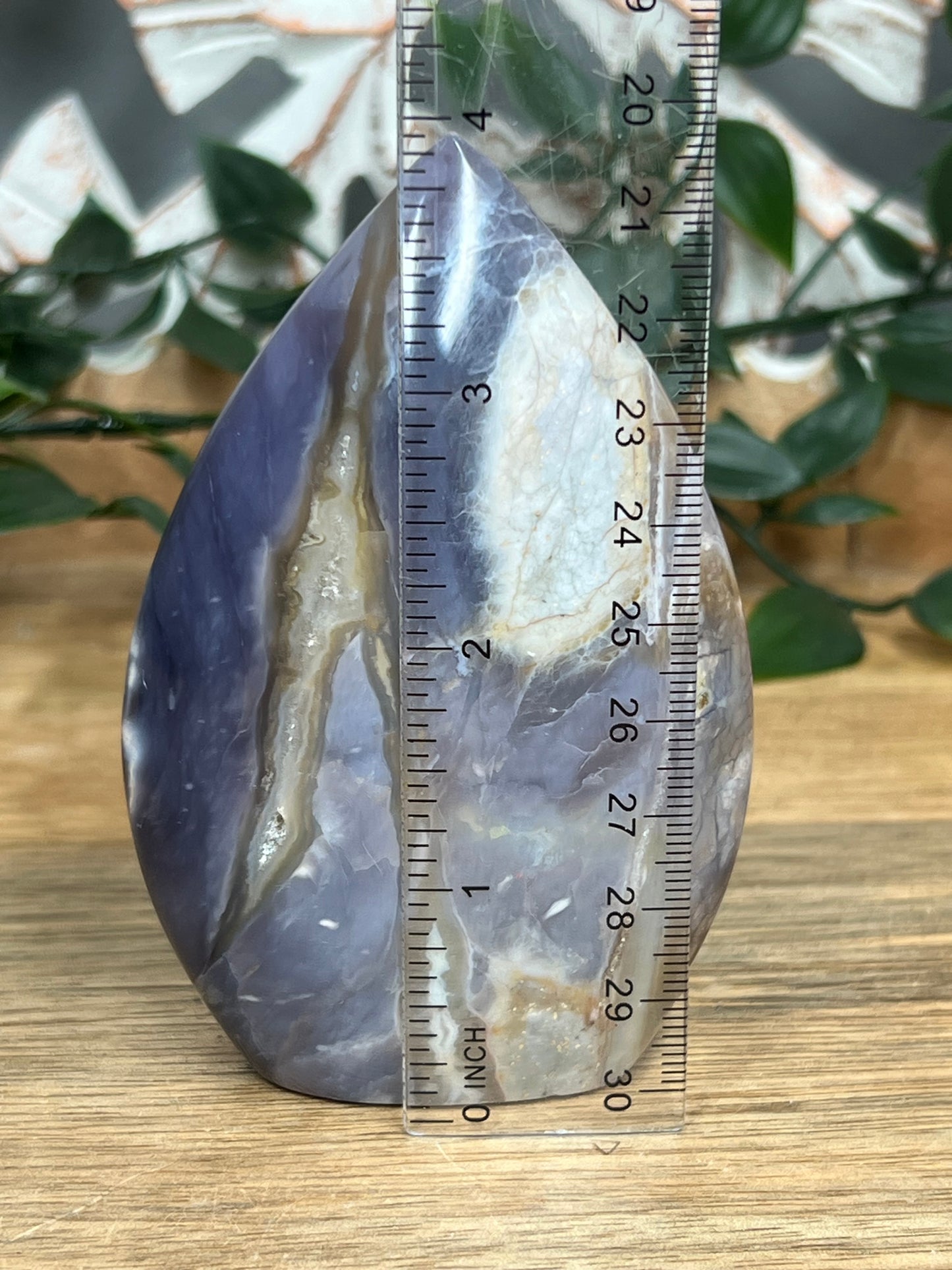 Purple Chalcedony Flame