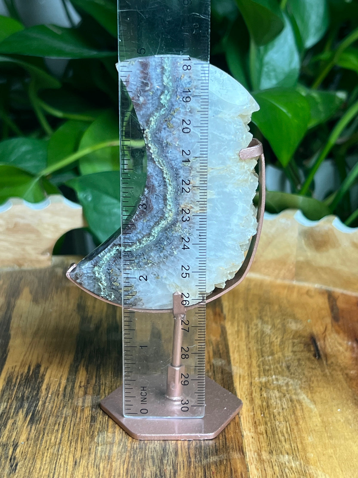 Amethyst Agate Moon: Ari
