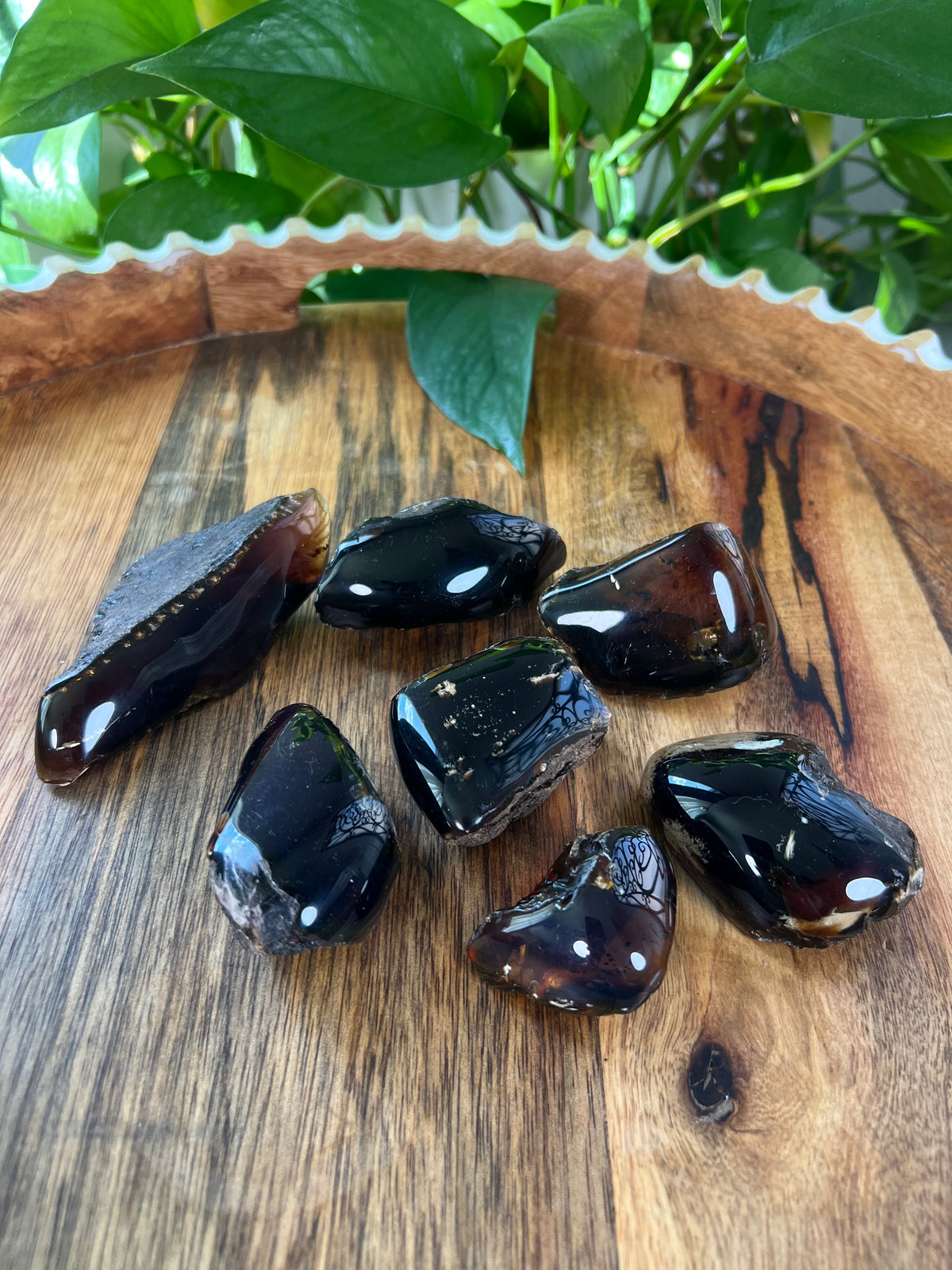 Blue Amber Freeform