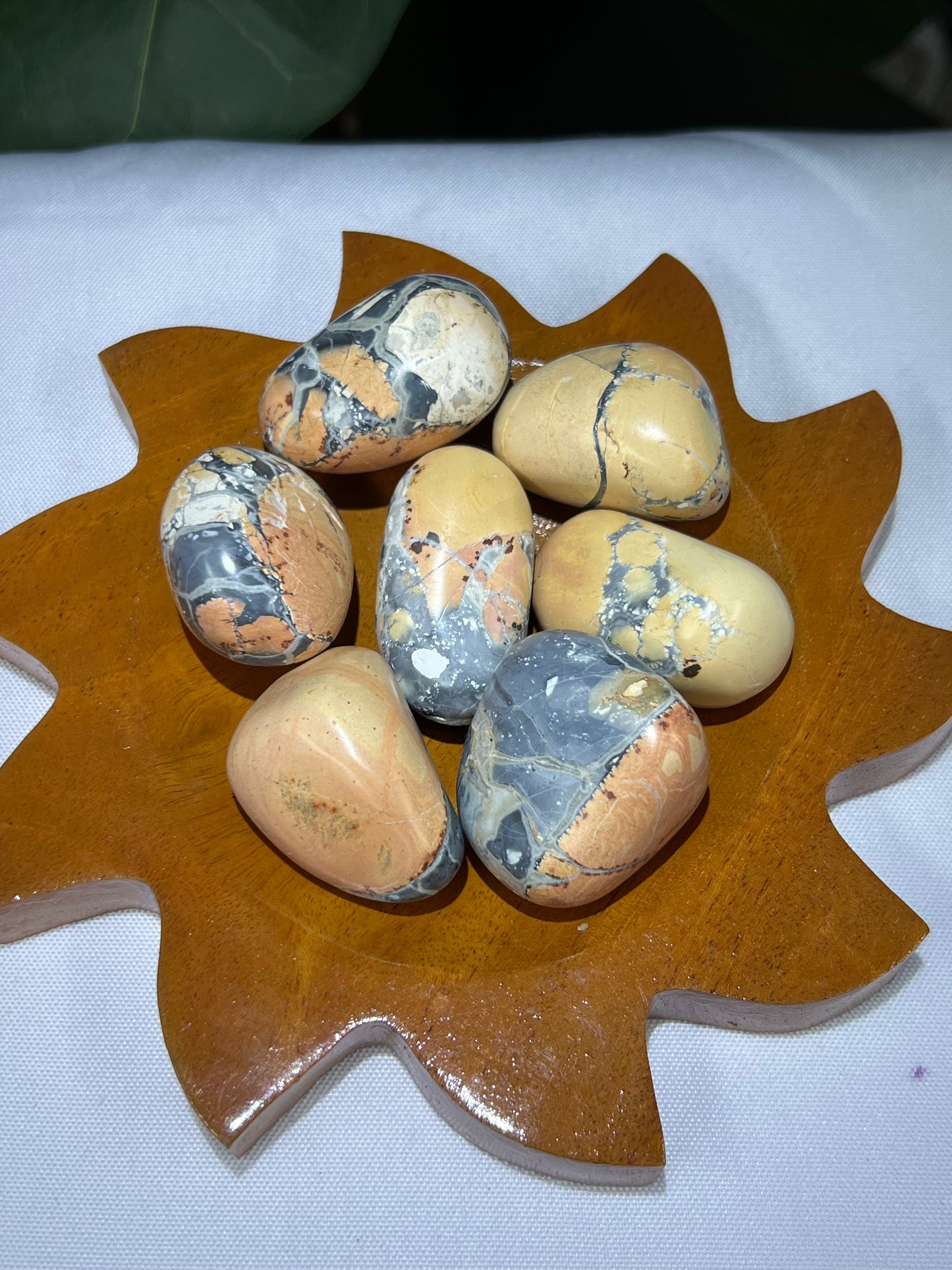 Maligano Jasper Tumble-Orange & Yellow