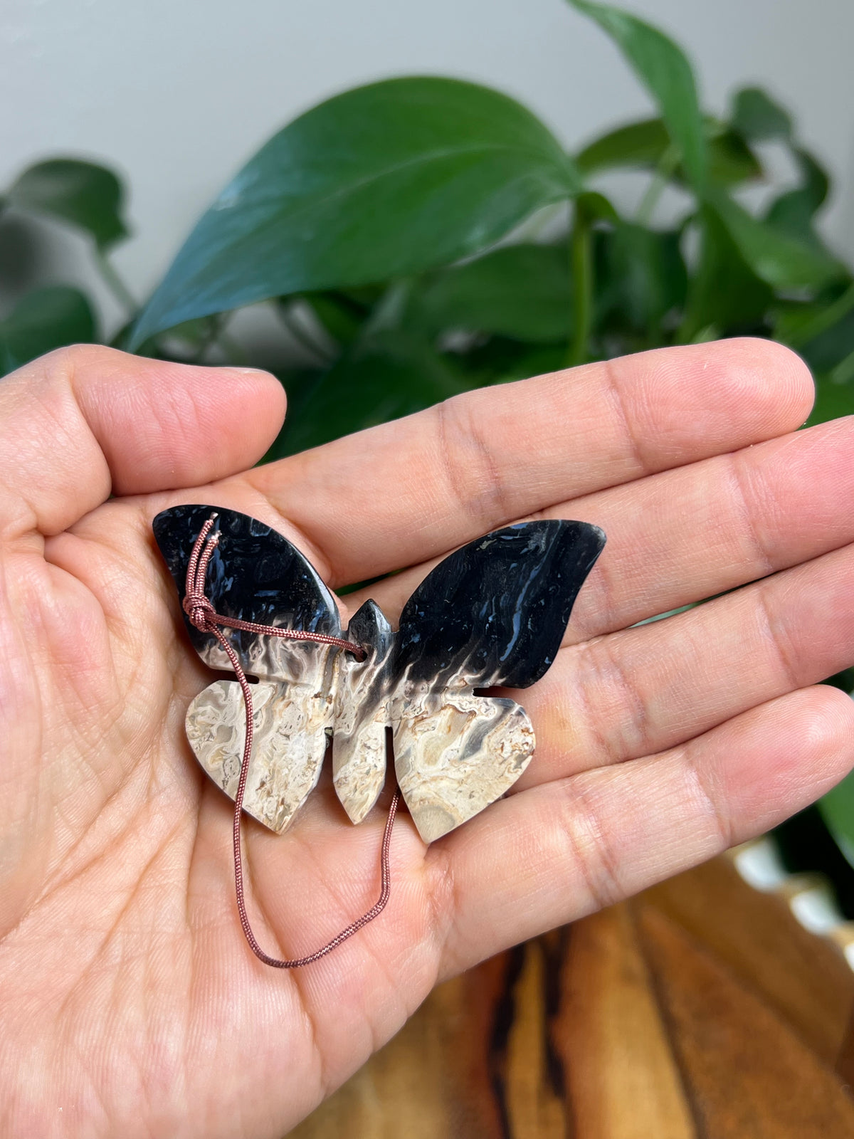 Palm Root Ornament Butterfly: PS