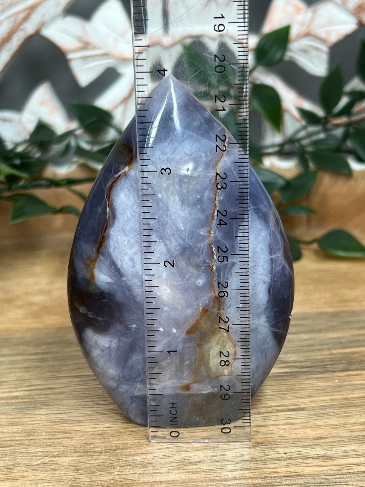 Purple Chalcedony Flame