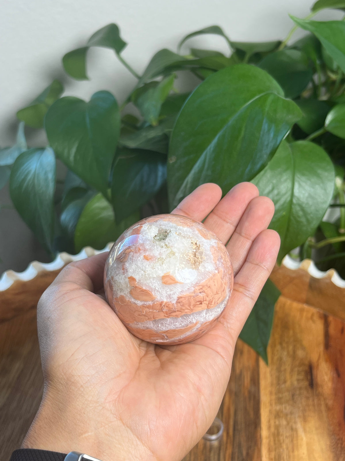 Brecciated Jasper Sphere: E