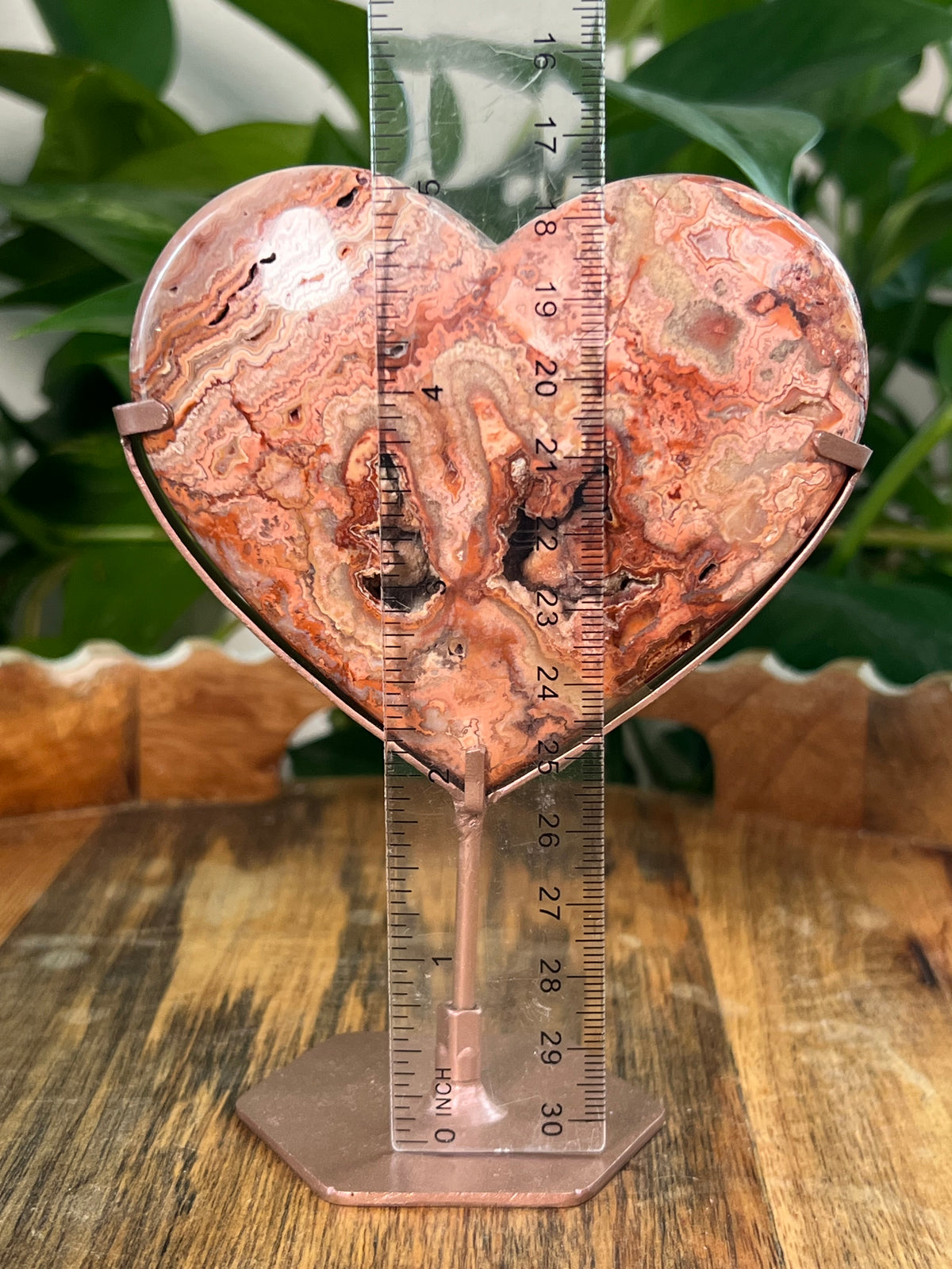Crazy Lace Agate Heart: NA