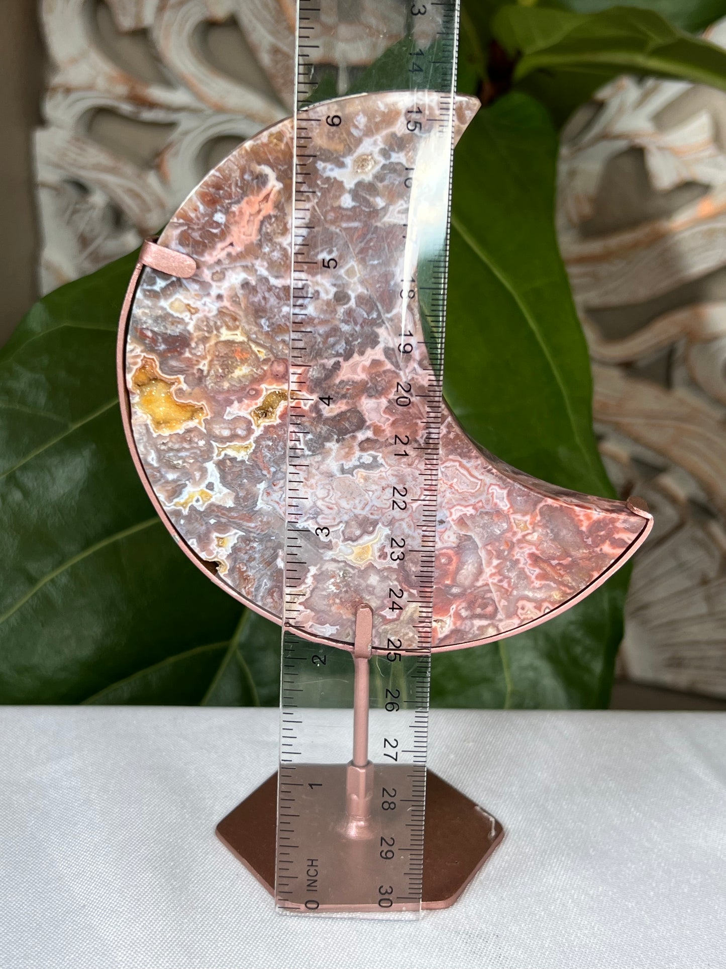 Sumatra Plume Agate Moon