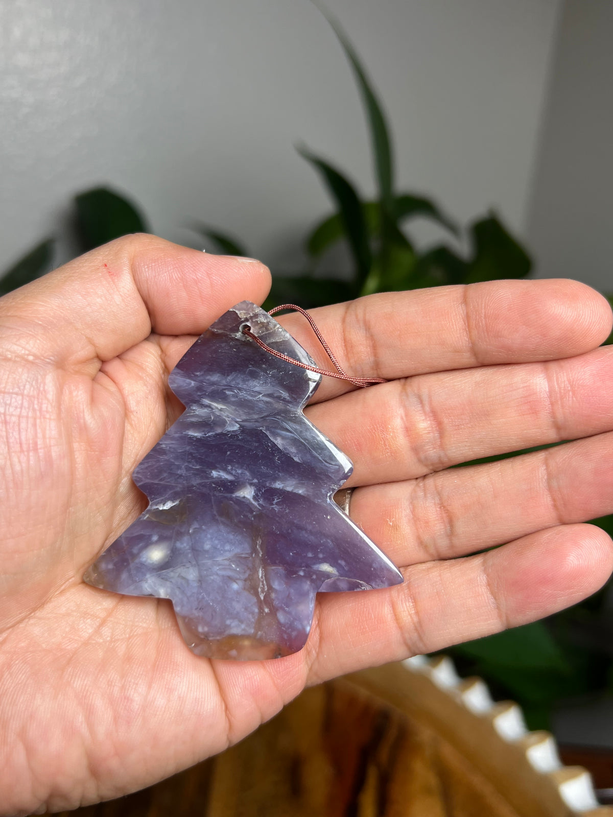 Purple Chalcedony Ornament Tree: CD