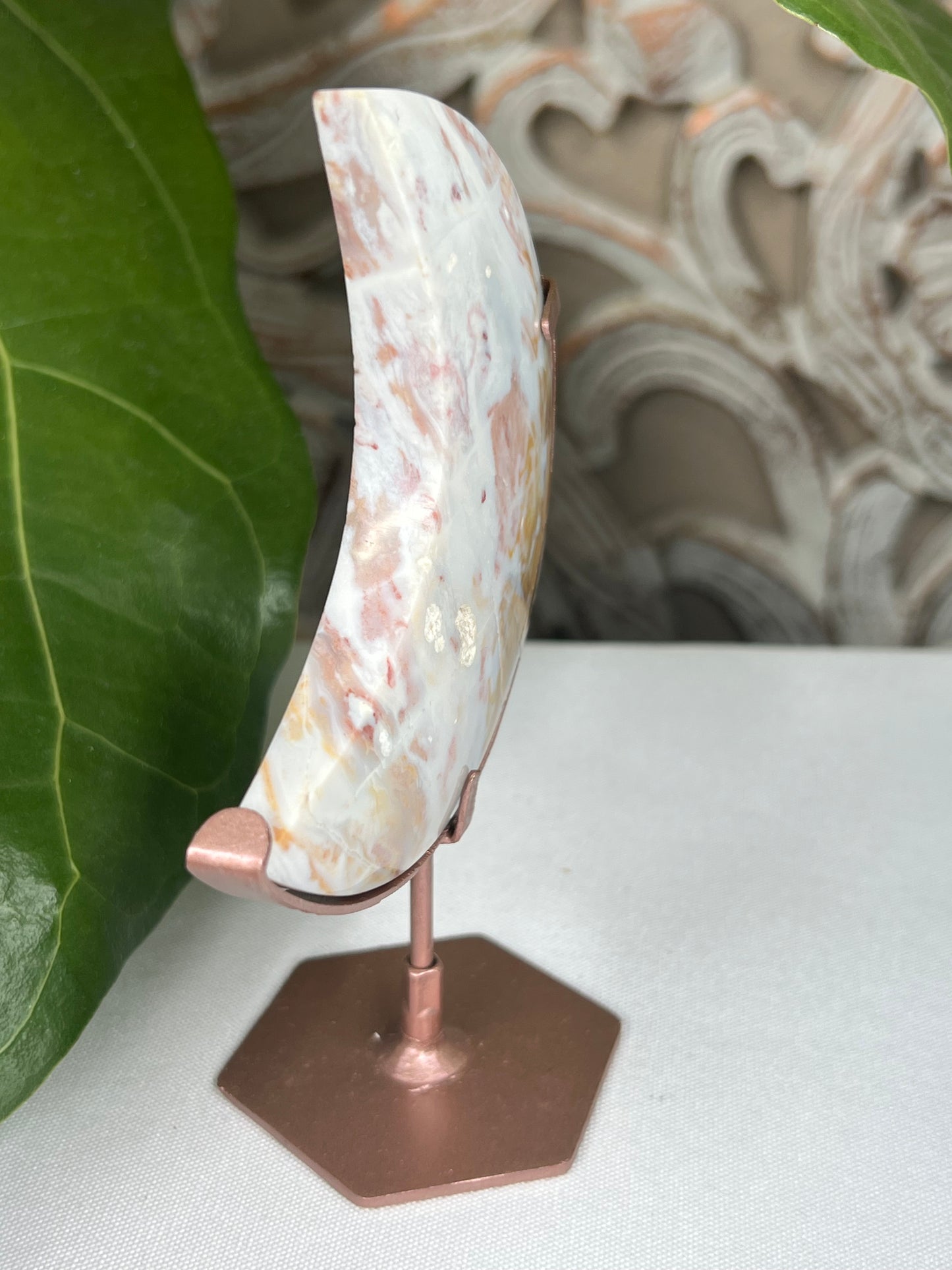 Milky Jasper Moon