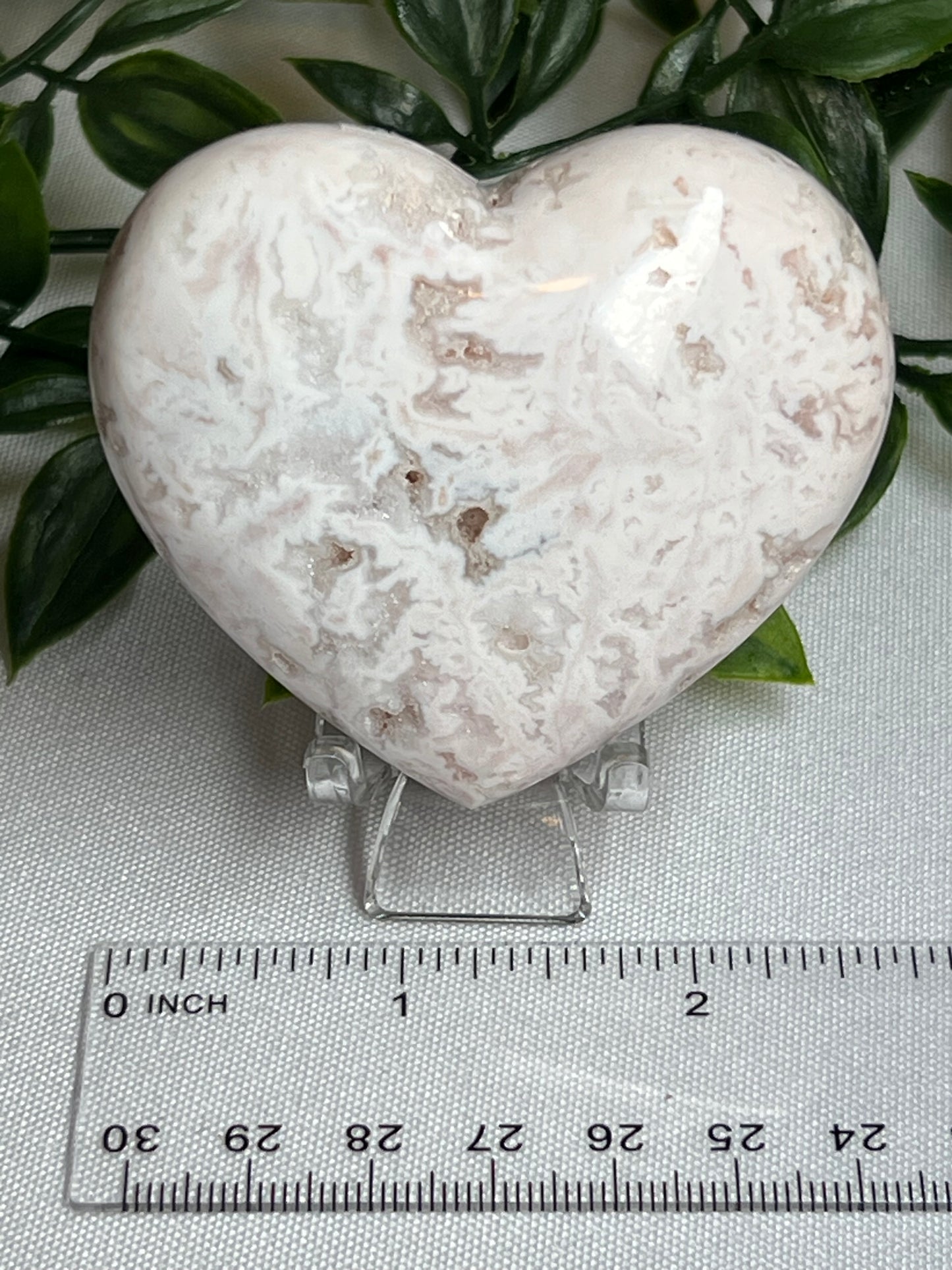 Pink Carnelian Heart