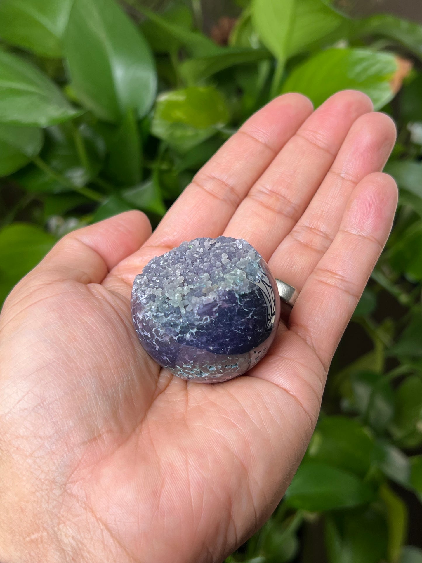 Grape Agate Sphere