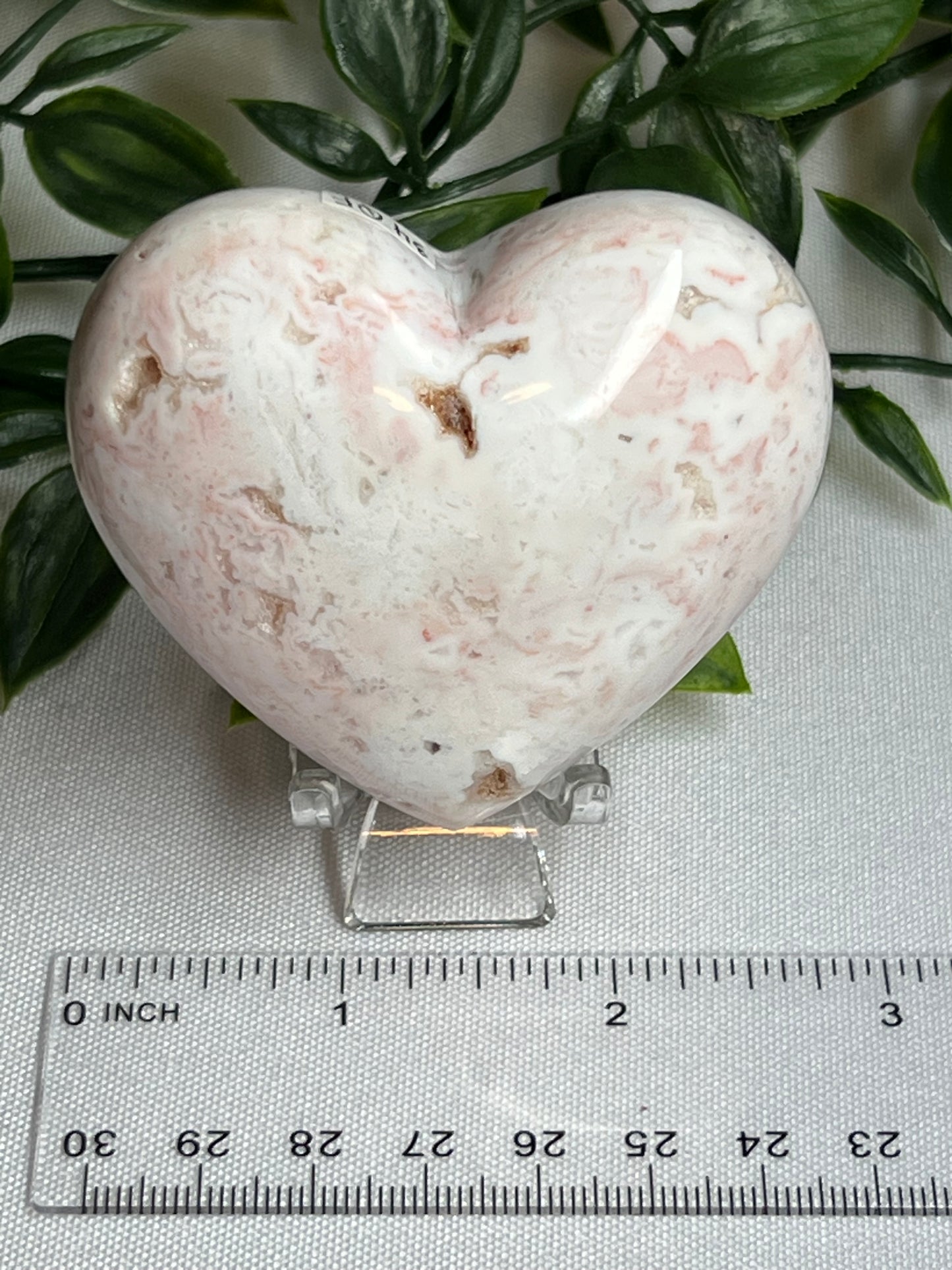 Pink Carnelian Heart